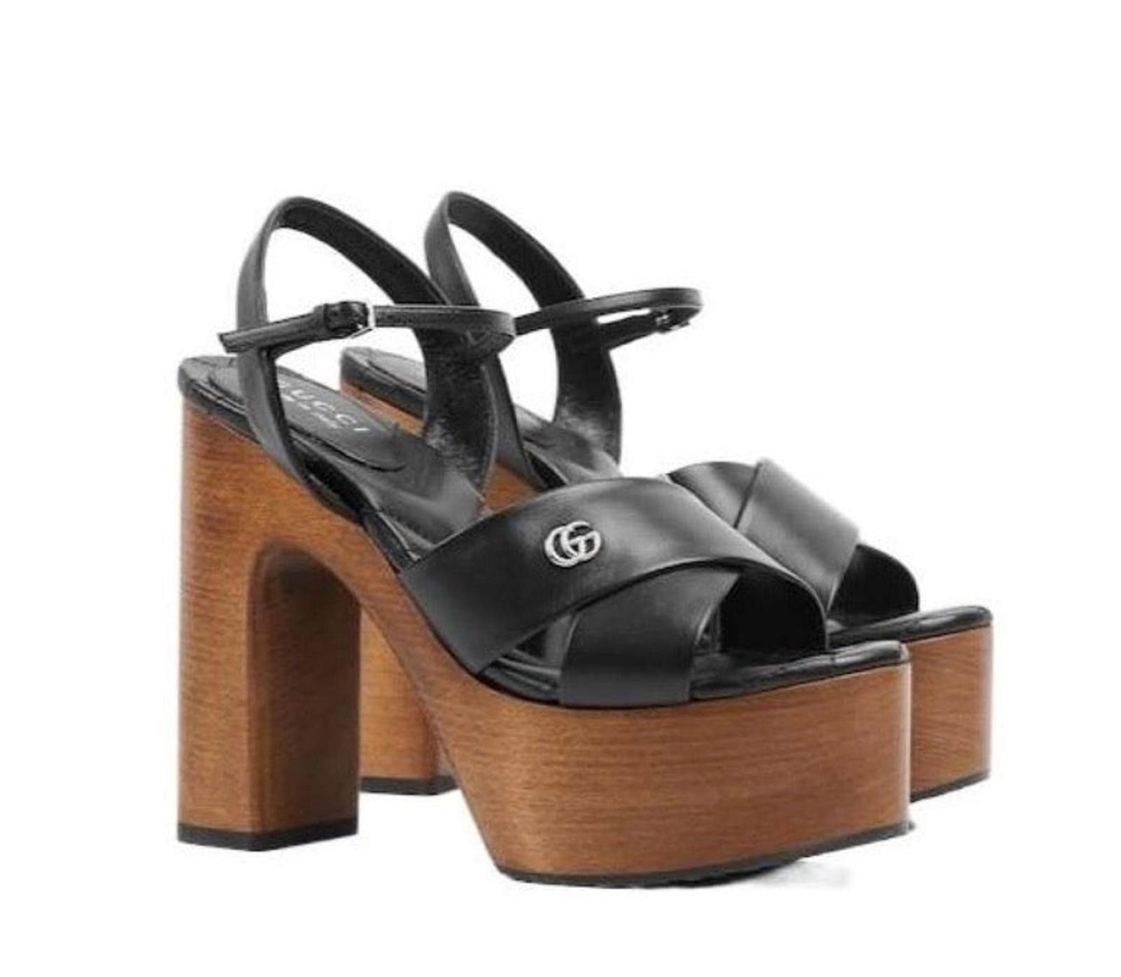 Gucci Gucci Platform Sandal Size US 5 / IT 35 - 2 Thumbnail