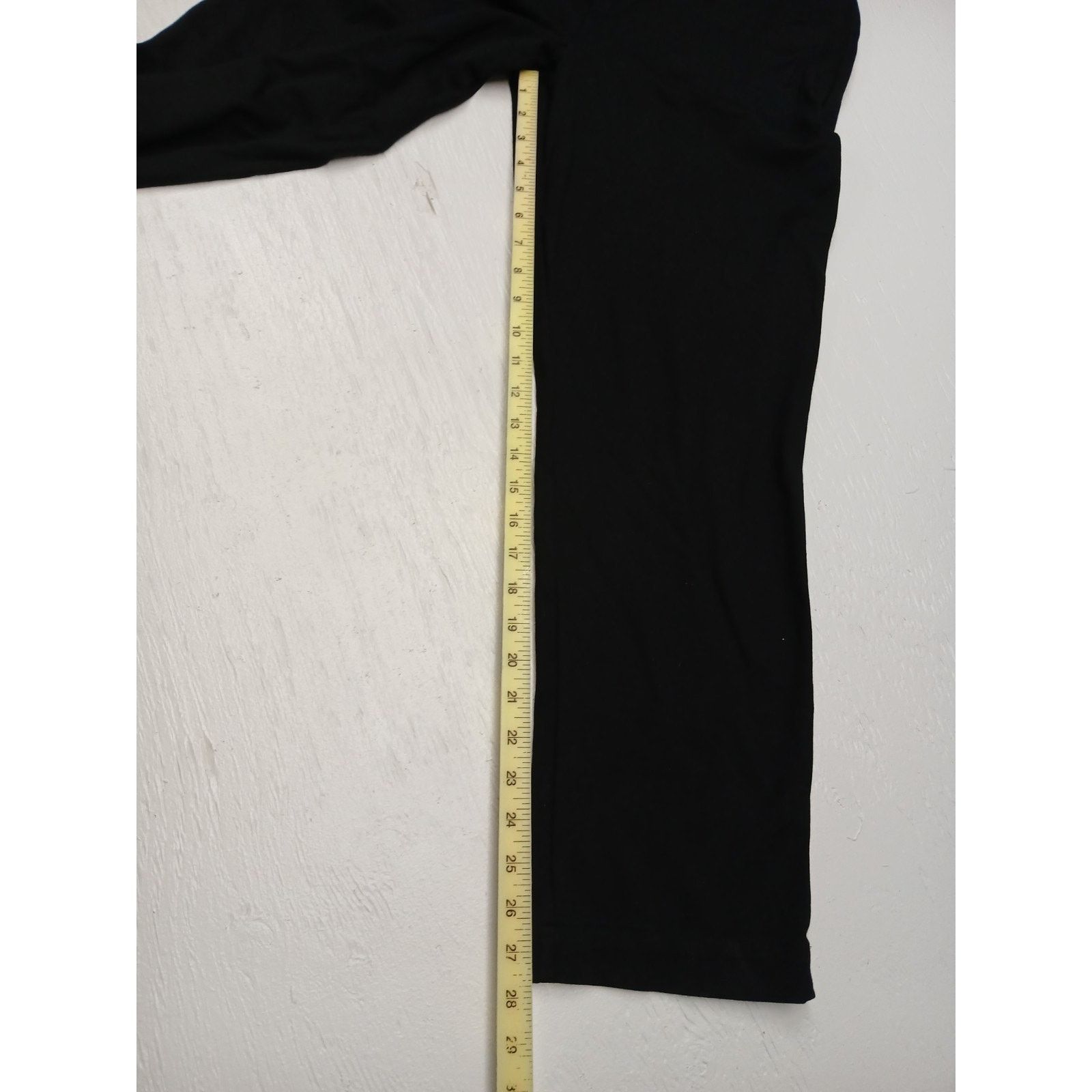 Lee Lee (16) Womens Black Relaxed Stretch Smart Fit Dress Slacks Size 38" / US 16 / IT 52 - 2 Thumbnail