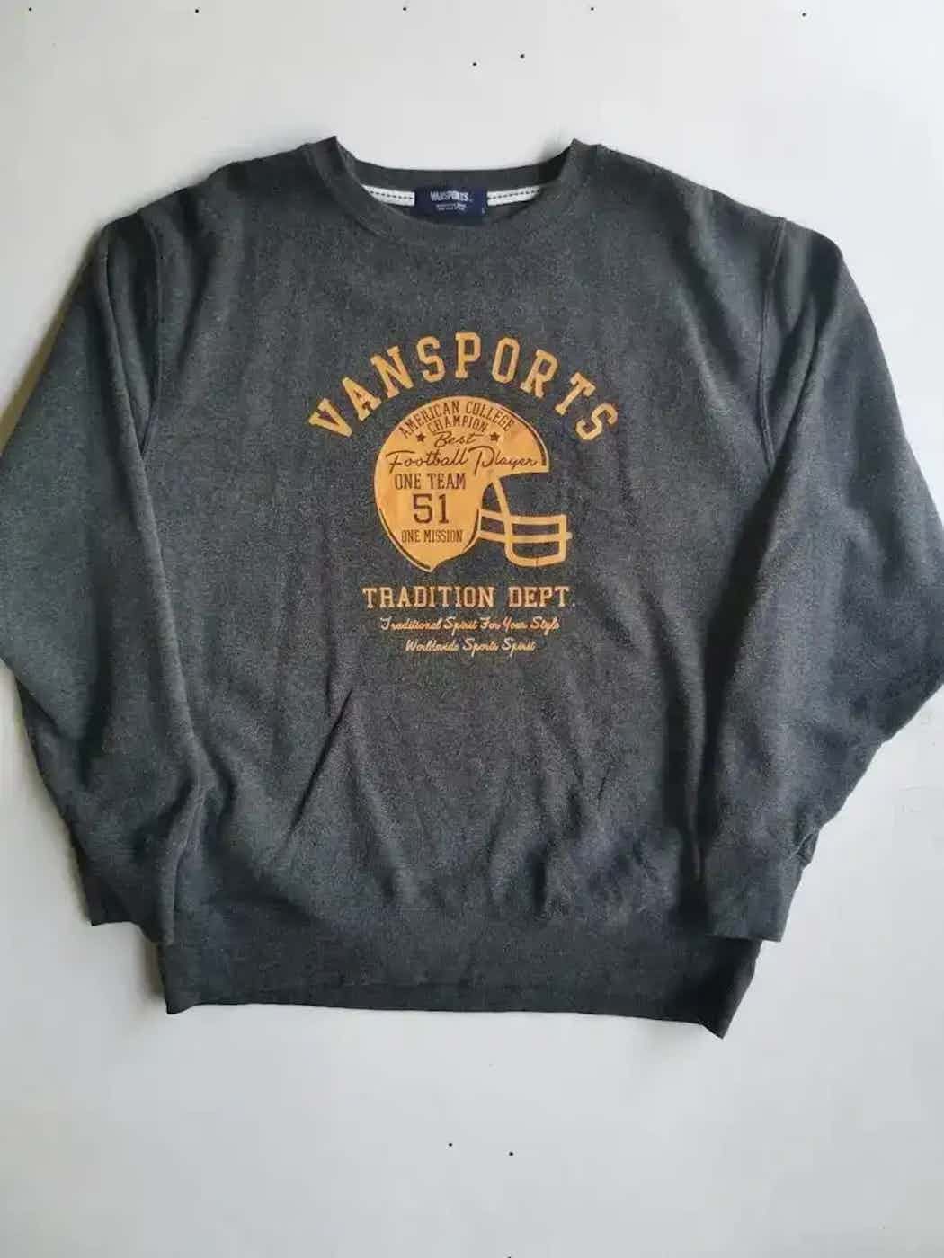 Vintage Vintage Vansports Big Logo Sweatshirt Size US L / EU 52-54 / 3 - 1 Thumbnail