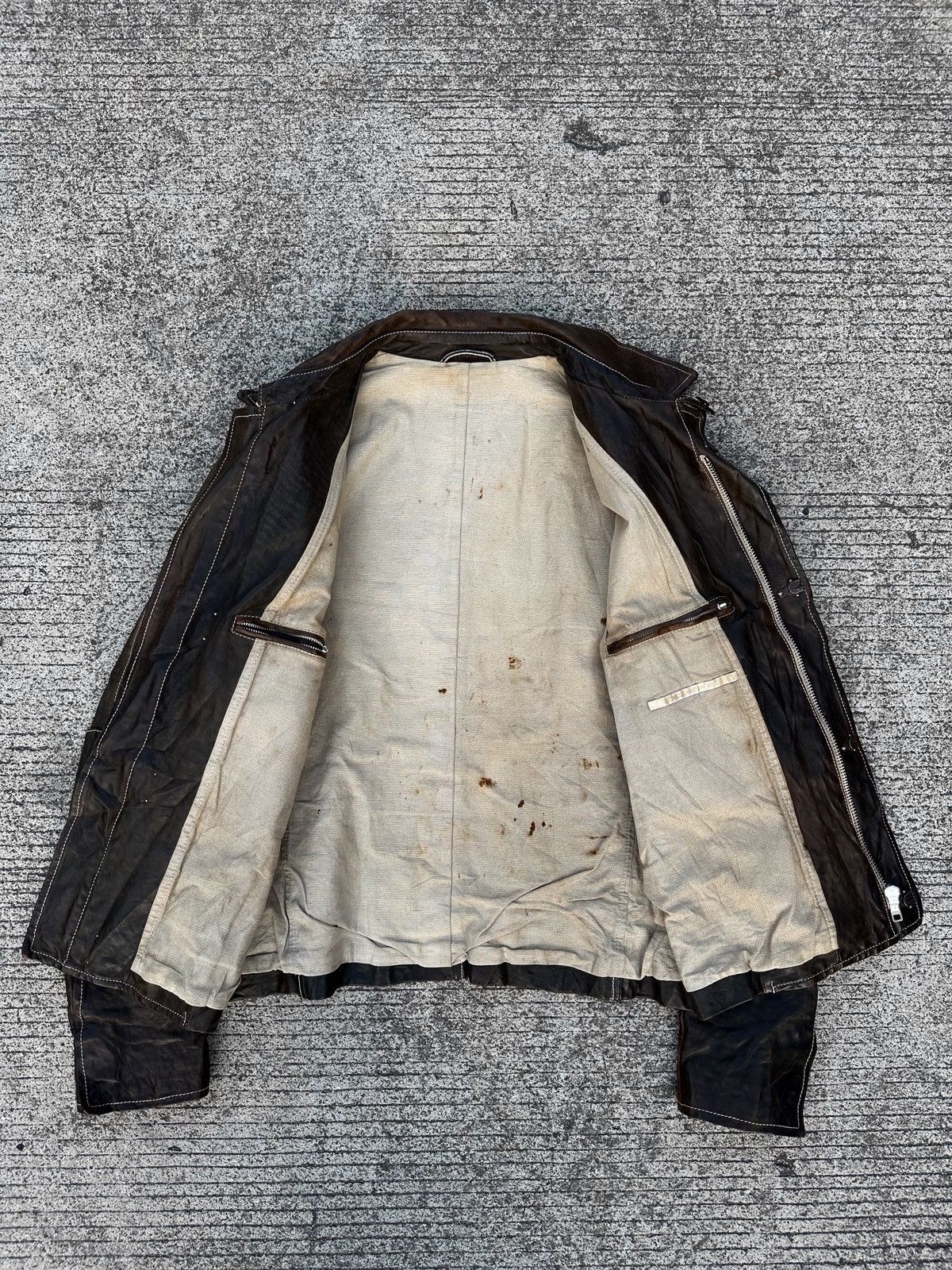 Carol Christian Poell Fw04/05 Overlock Proto Leather Jacket LM/1986 Size US S / EU 44-46 / 1 - 2 Thumbnail