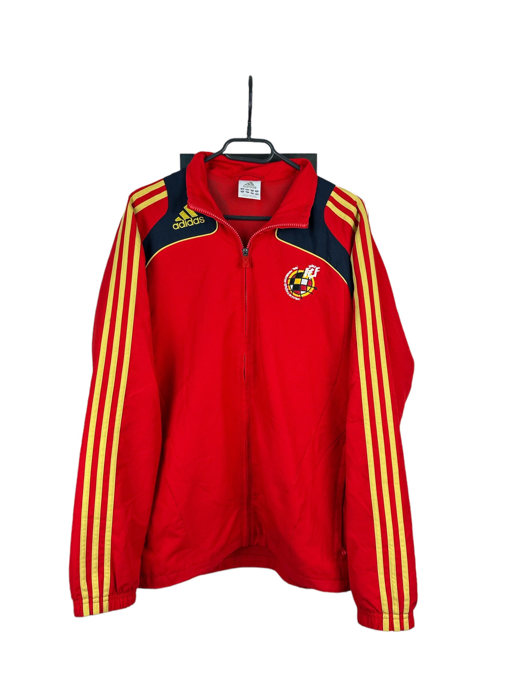Adidas × Vintage Vintage Adidas Spain Football Jacket Soccer Track Top Rare Size US S / EU 44-46 / 1 - 1 Thumbnail
