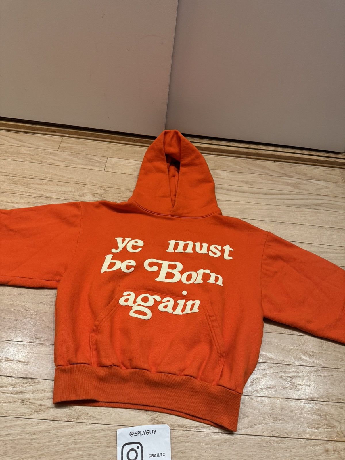 Cactus Plant Flea Market × Kanye West Ye Must Be Born Again CPFM Orange Hoodie sz Medium Size ONE SIZE - 4 Thumbnail