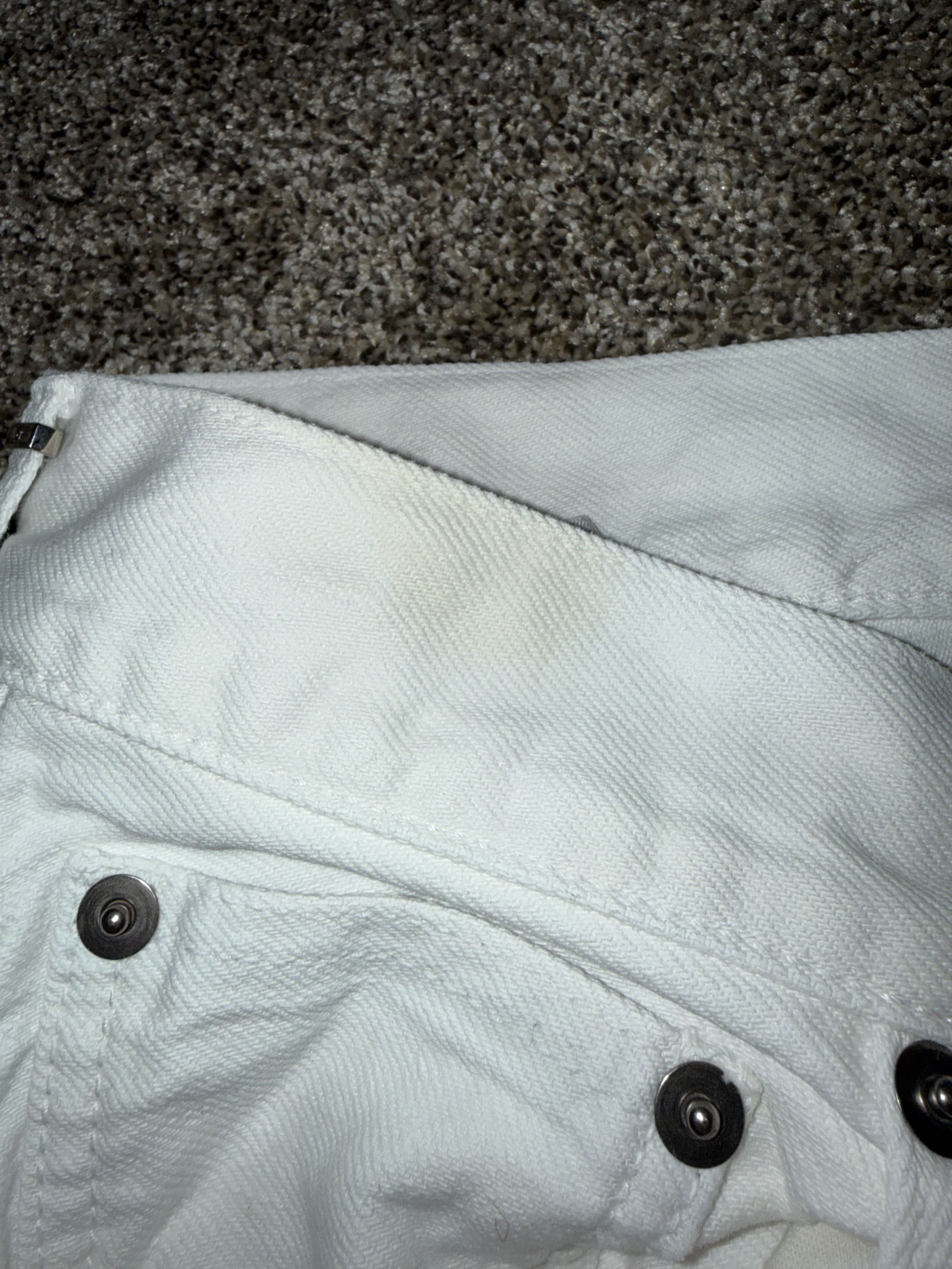 Dior Dior Crop White Denim Jeans Button Fly Fold Up Hem Size 28" / US 6 / IT 42 - 10 Thumbnail