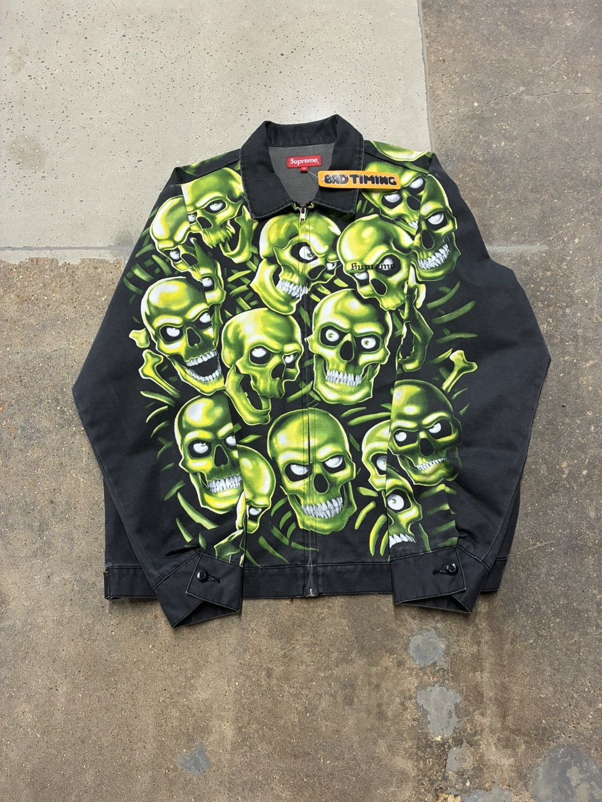 Supreme Supreme x Gonz “Map” Work Jacket | Grailed