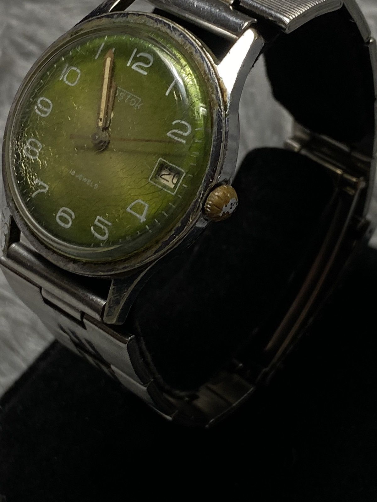 Japanese Brand Vintage Vostok Mechanical Watch Green Dial | Japanese Brand Size ONE SIZE - 3 Thumbnail