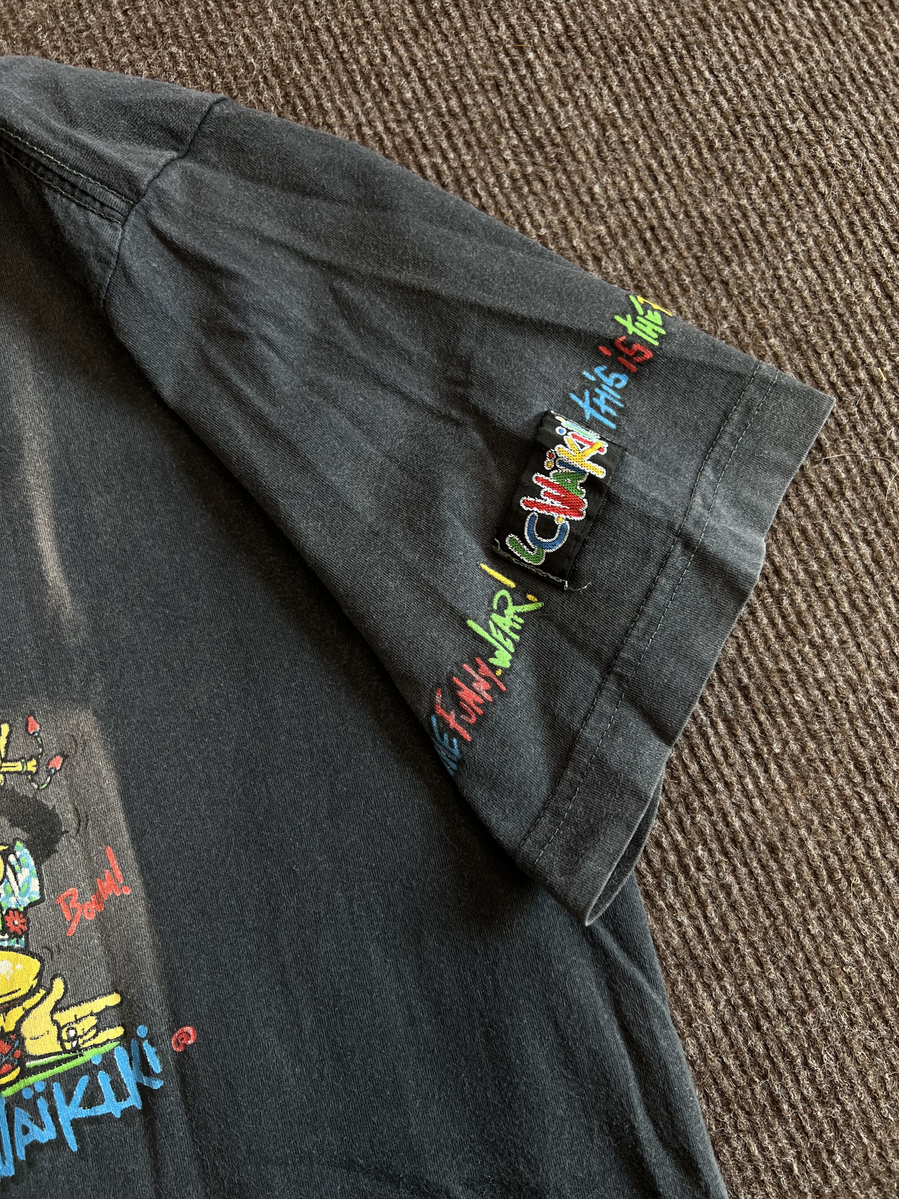 Vintage Vintage 90s L.C. Waikiki Monkey 007 Secret Service T-Shirt Size US XL / EU 56 / 4 - 6 Thumbnail