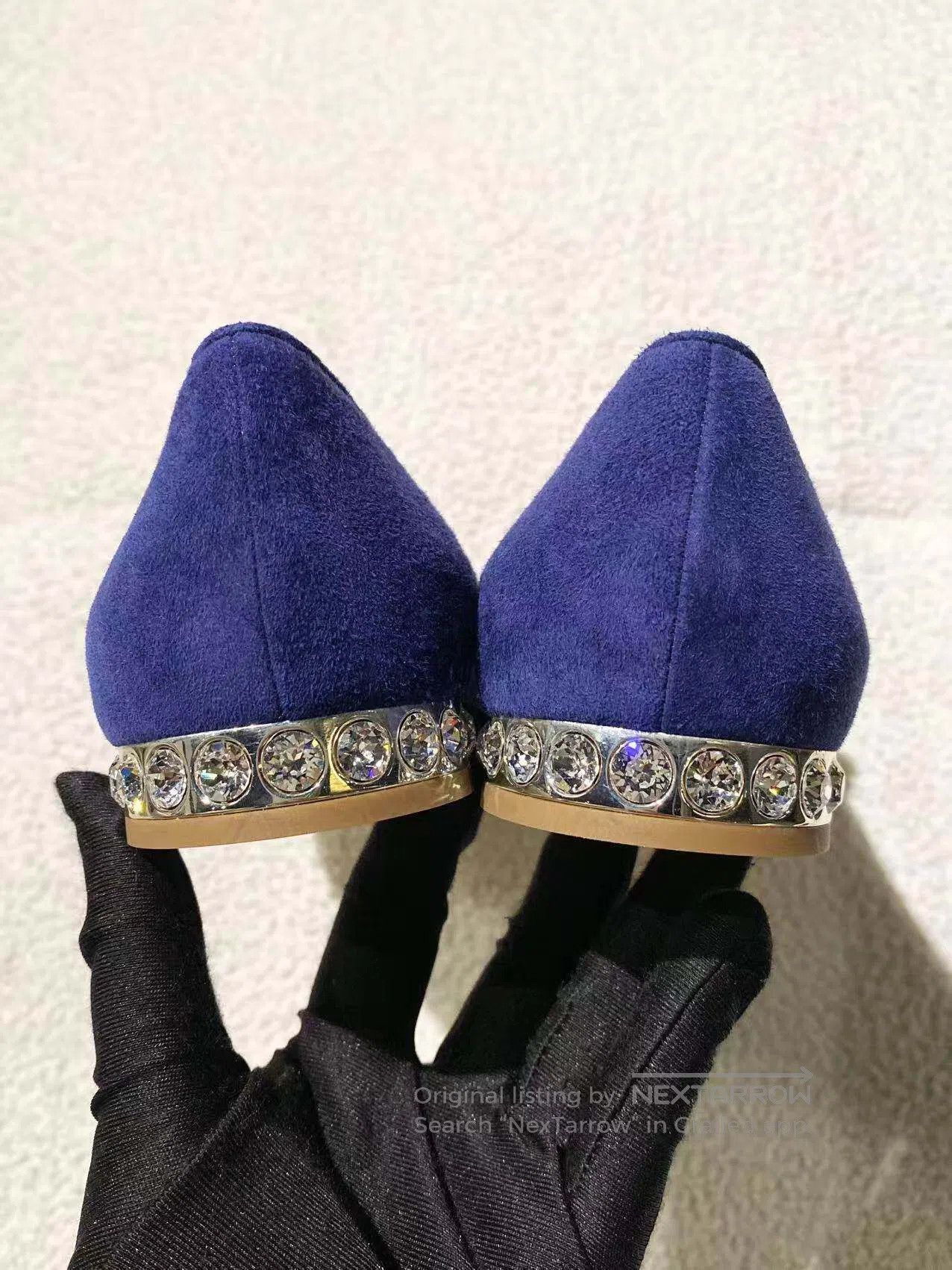 Miu Miu Miu Miu Rhinestone flats| Size US 6 / IT 36 - 6 Thumbnail