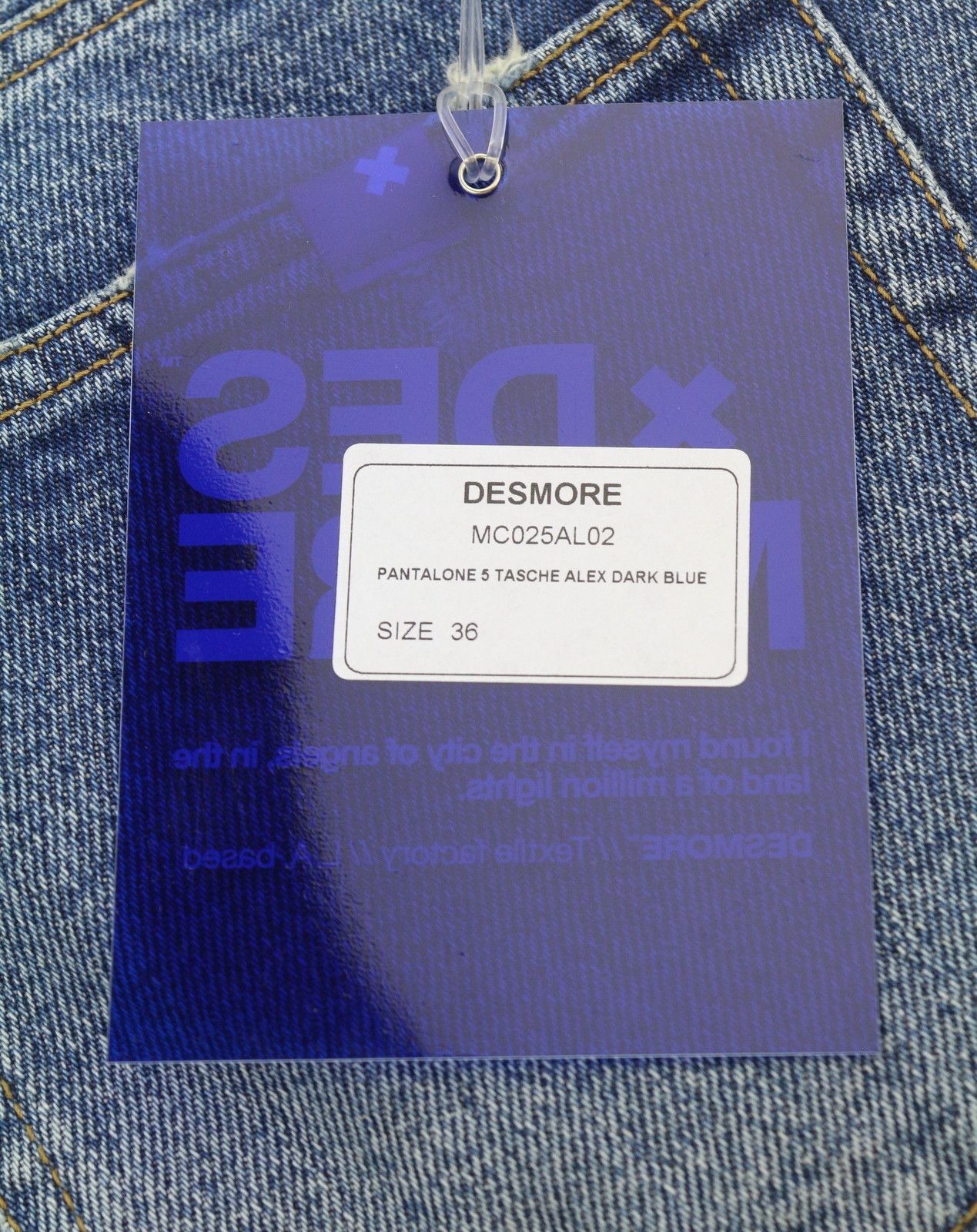 Other 5 TASCHE ALEX DARK BLUE W36 Slim Button Fly 87844 Size US 36 / EU 52 - 8 Thumbnail