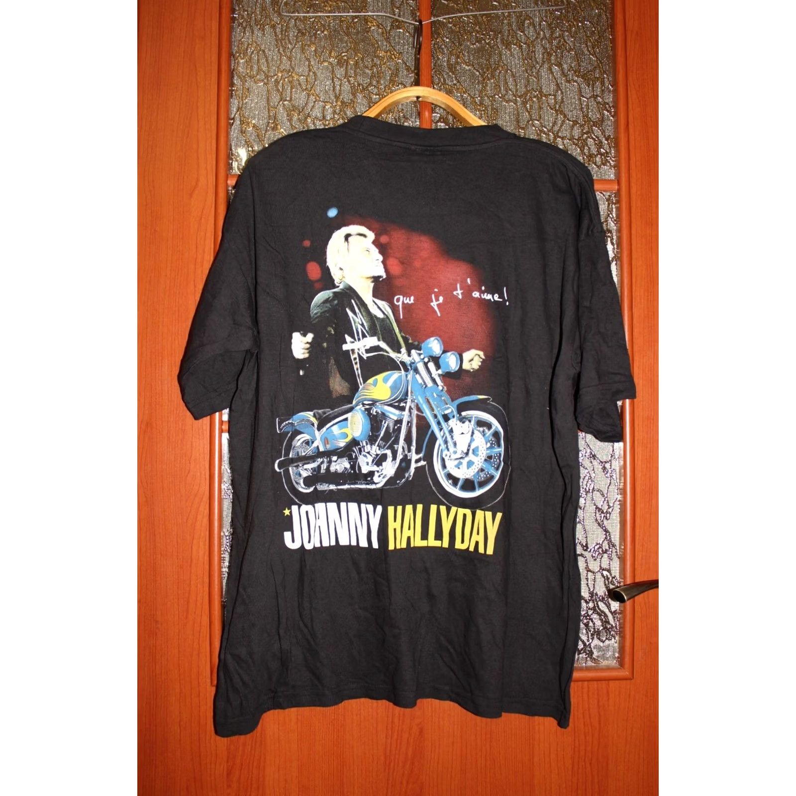 Vintage VINTAGE Johnny Hallyday Tour T-Shirt XXL Unbranded Unisex Adults Black Shirt Mens Size US XXL / EU 58 / 5 - 5 Thumbnail