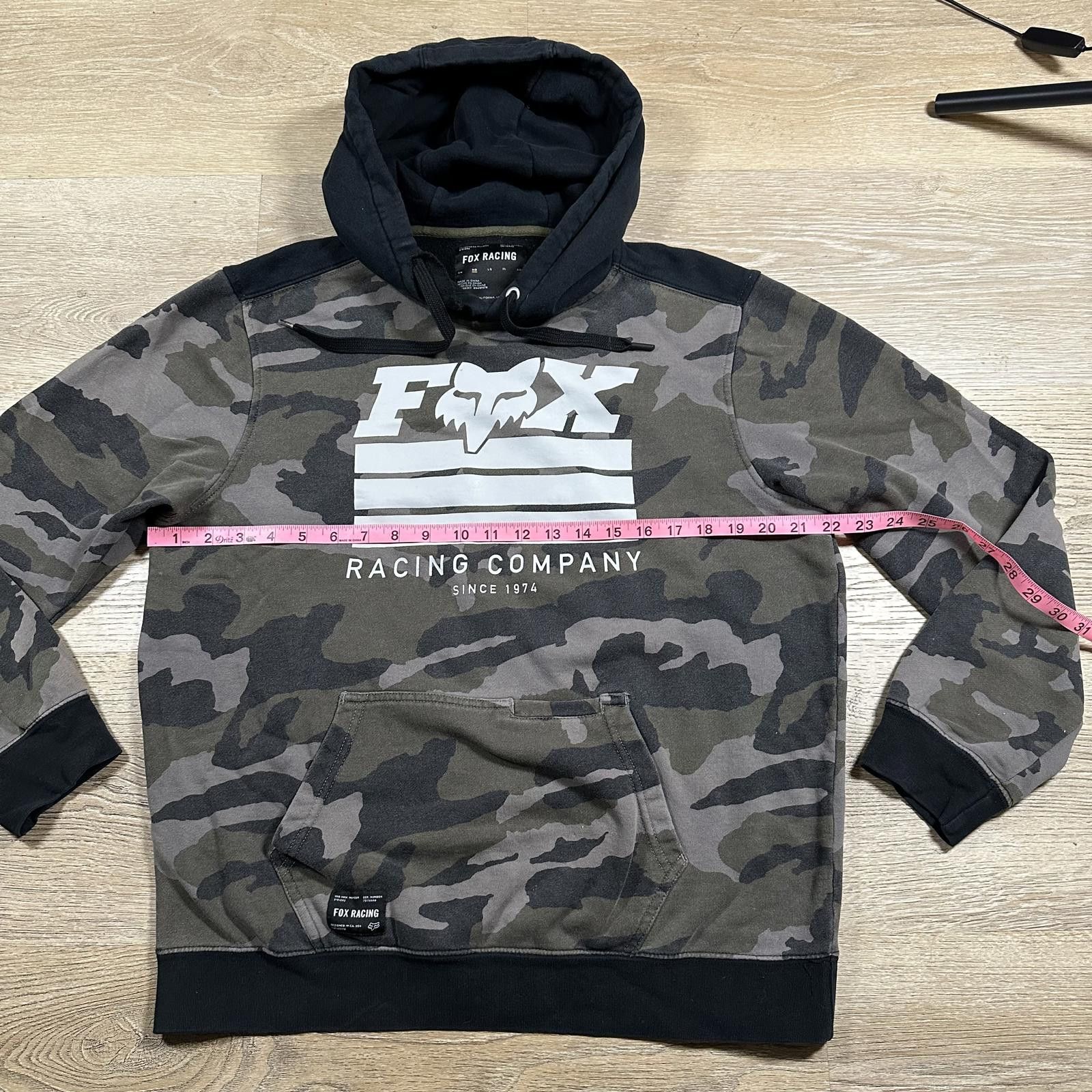 Fox Racing Vintage Fox Racing Mens Hoodie M Camouflage Graphic Size US M / EU 48-50 / 2 - 9 Thumbnail