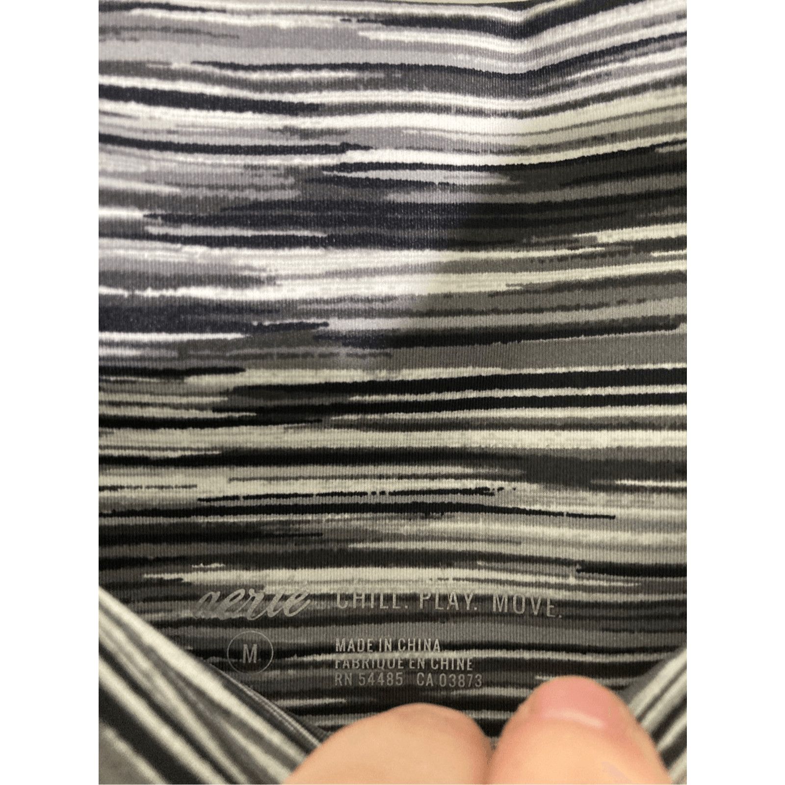 Other NWT Aerie Stripe High Rise Pilates Cyclist Gym Workout Size 28" / US 6 / IT 42 - 3 Thumbnail