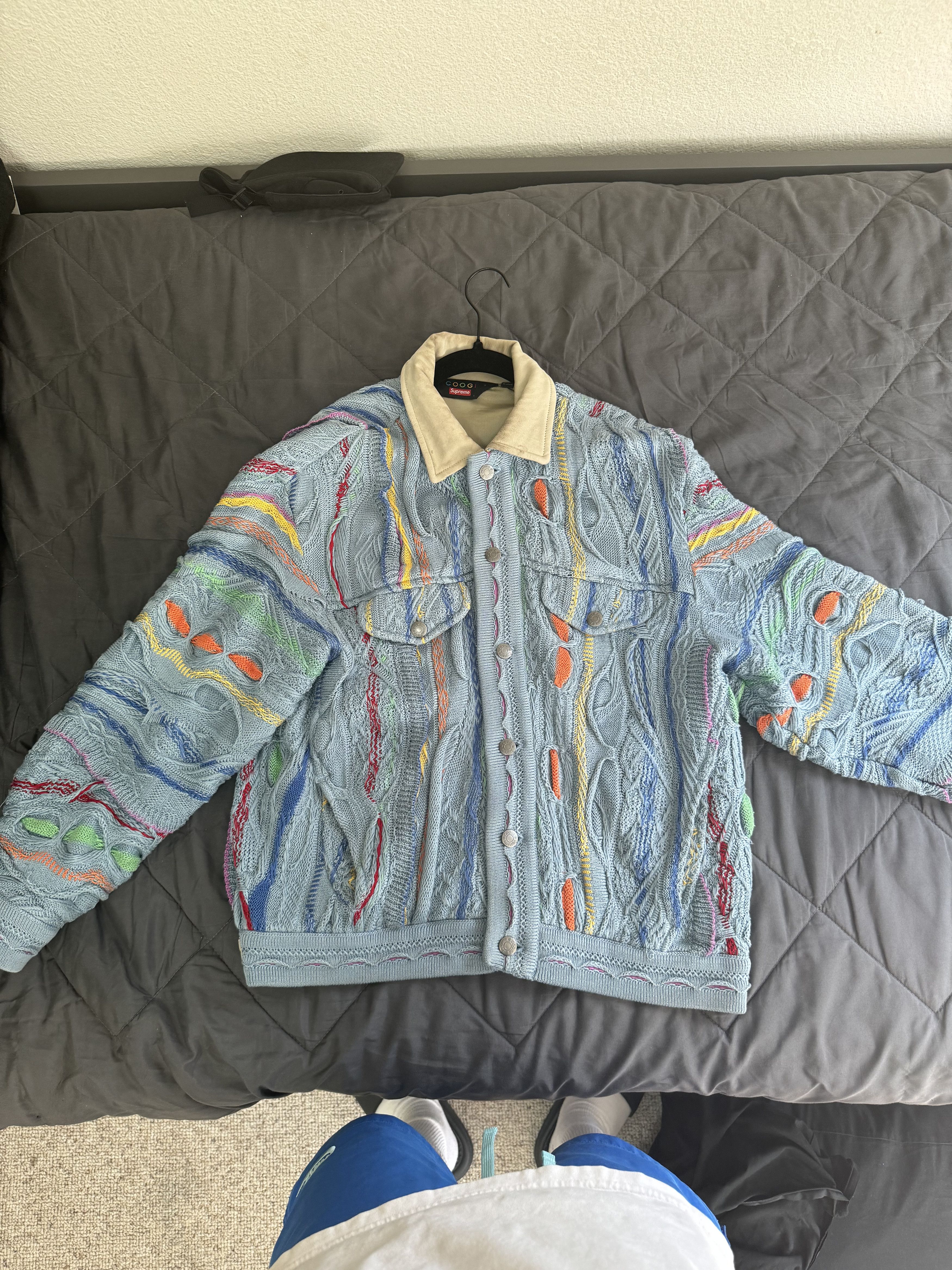 Coogi × Supreme Supreme Coogi Trucker Jacket Size Small | Grailed