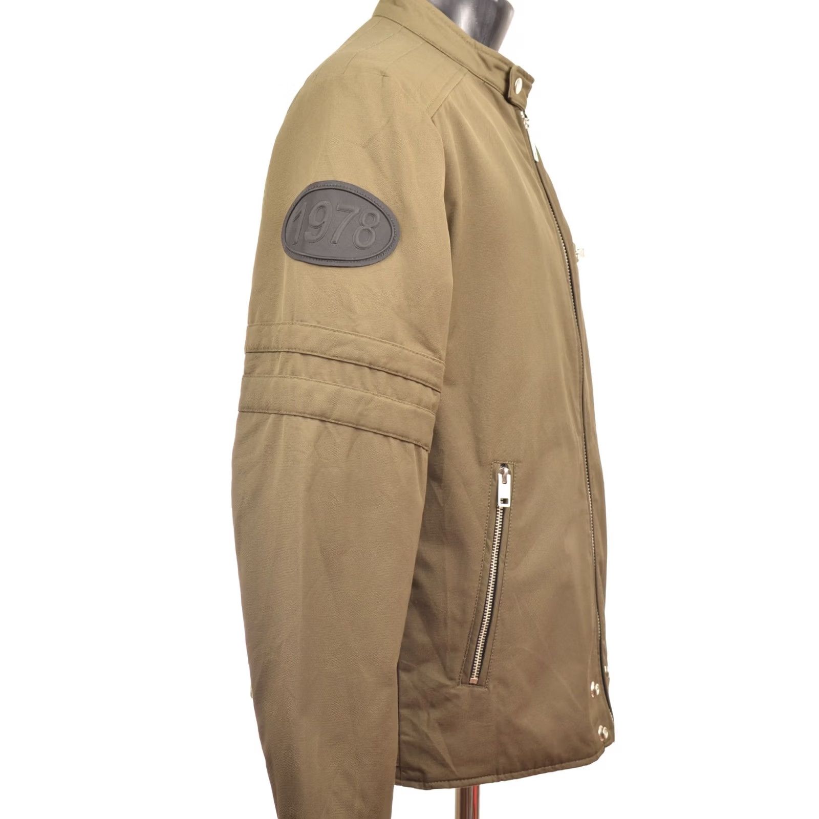 Diesel Diesel J-Glory Green Full-Zip Biker Jacket Size L Mens Size US L / EU 52-54 / 3 - 4 Thumbnail