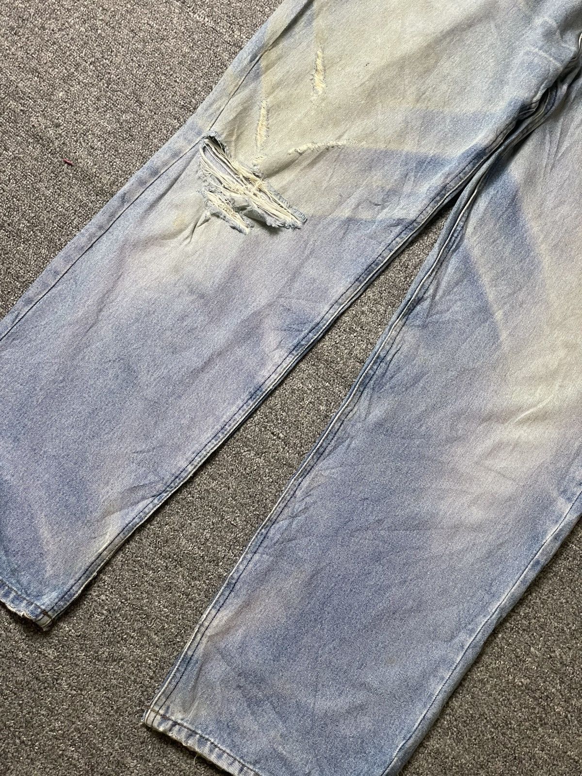 Japanese Brand × Vintage WOODLANE Brand Distressed Denim Jeans (106) Size US 37 - 2 Thumbnail