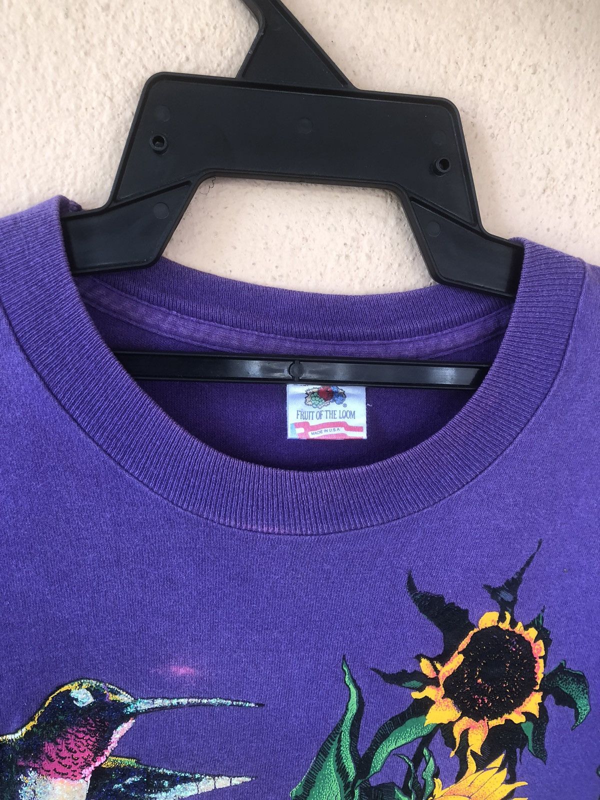 Vintage Vintage 90s The Flower Art Tee Size US XL / EU 56 / 4 - 8 Thumbnail