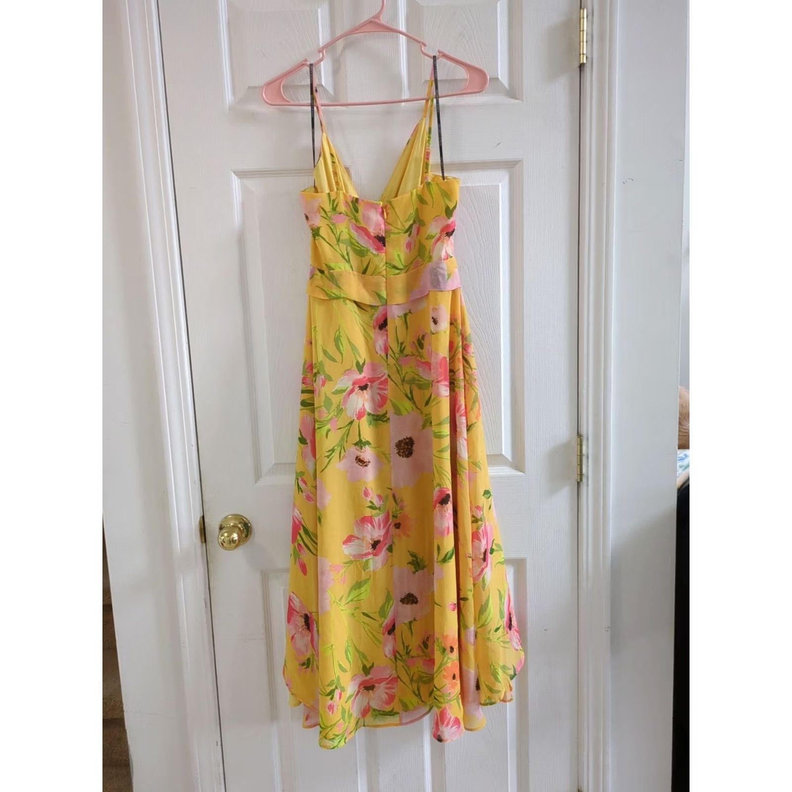 Vince Camuto Vince Camuto Dress Womens 4 A-Line Sundress Midi Floral Multicolor Women's Size S / US 4 / IT 40 - 6 Thumbnail