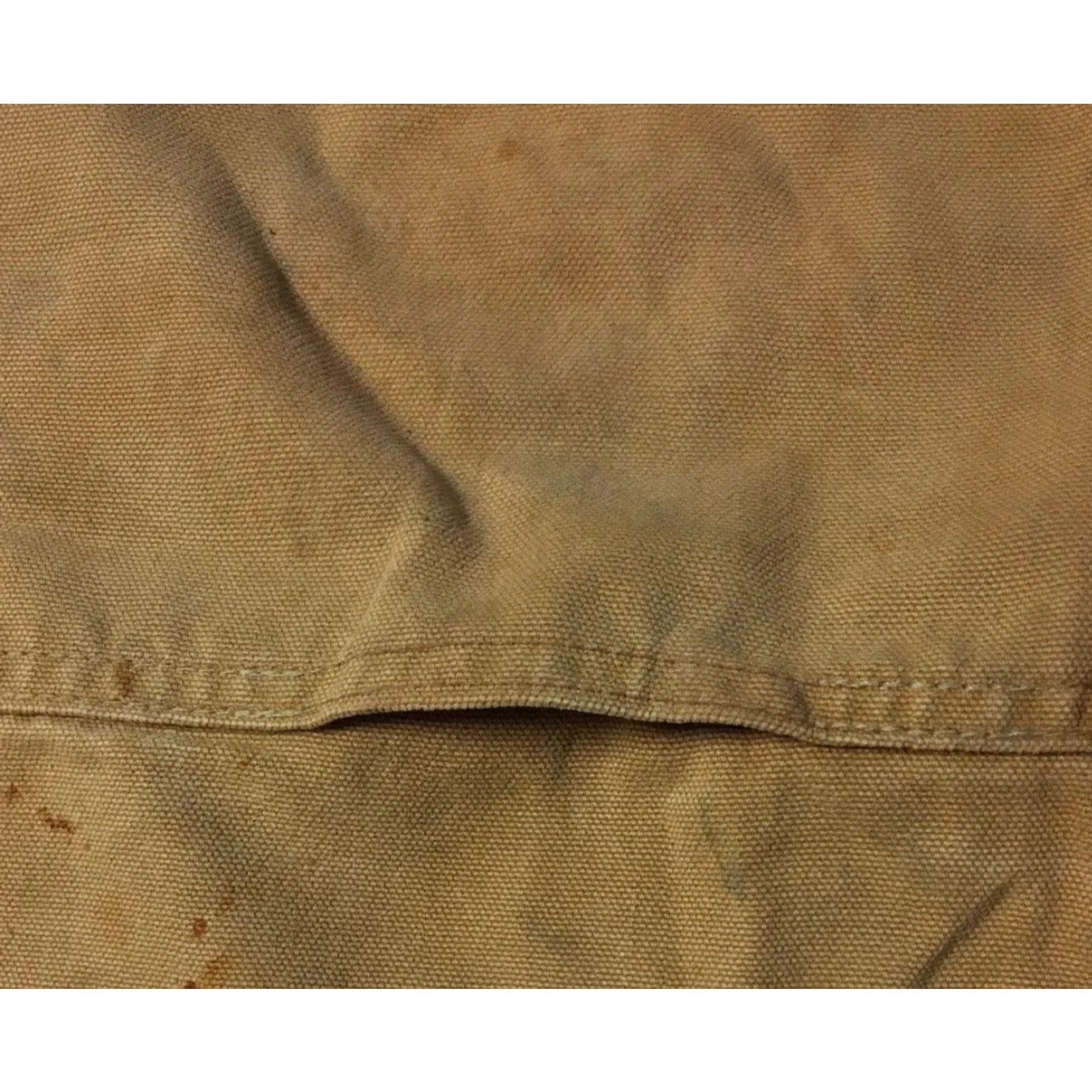 Carhartt VINTAGE Carhartt Faded Distressed Overalls Jeans Trucker Biker 90s Grunge USA Tan 40 Mens Double Knee Workwear 28 Inseam Overalls Size US 40 / EU 56 - 5 Thumbnail