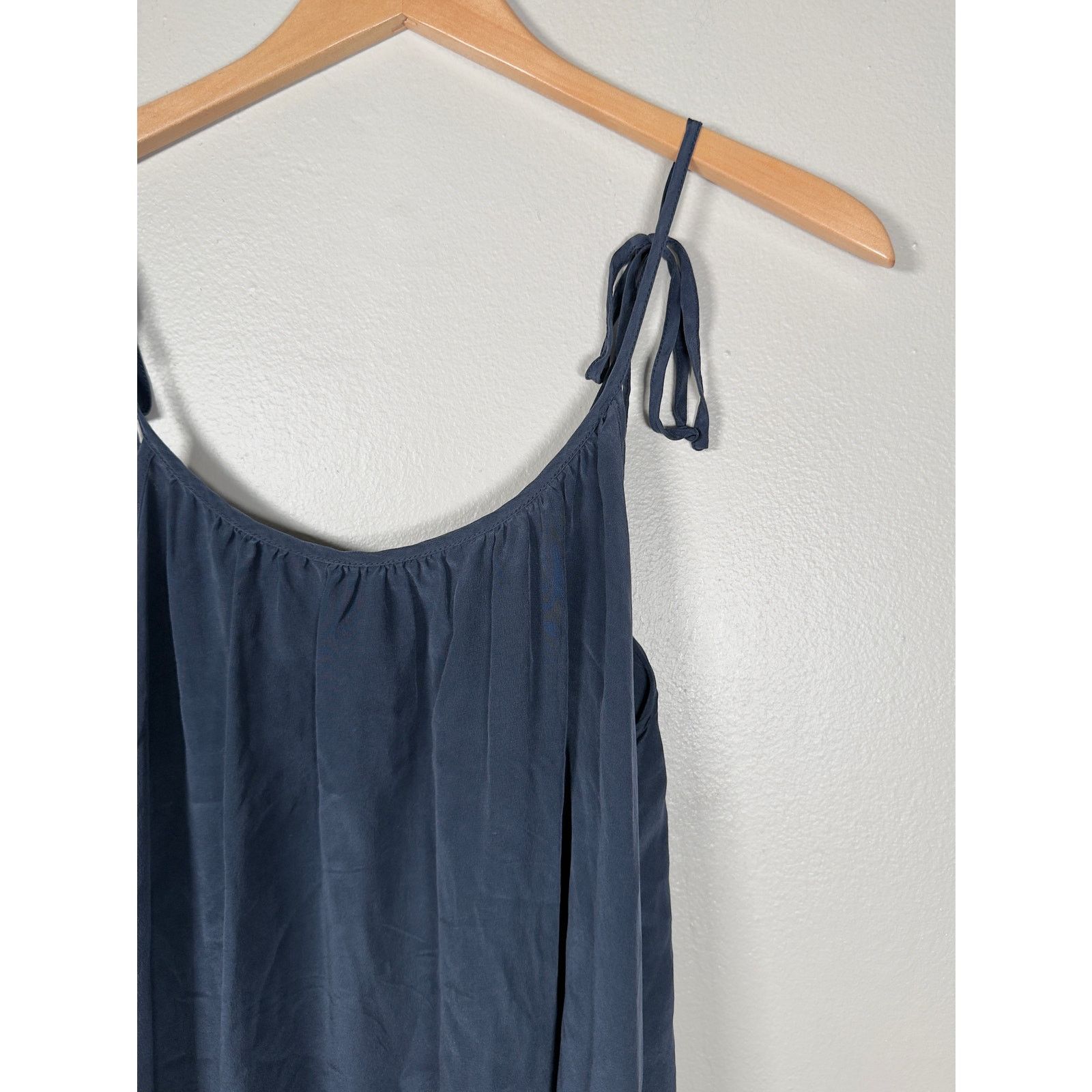 Designer Jenni Kayne Silk Shoulder Tie Cami size S Size S / US 4 / IT 40 - 4 Thumbnail