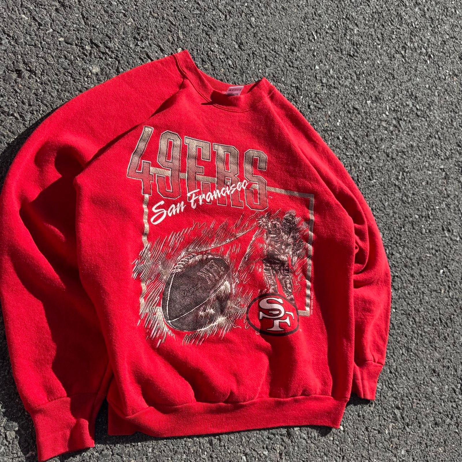 Fruit Of The Loom Vintage San Francisco 49ers Crewneck – Size Large Size US L / EU 52-54 / 3 - 2 Thumbnail