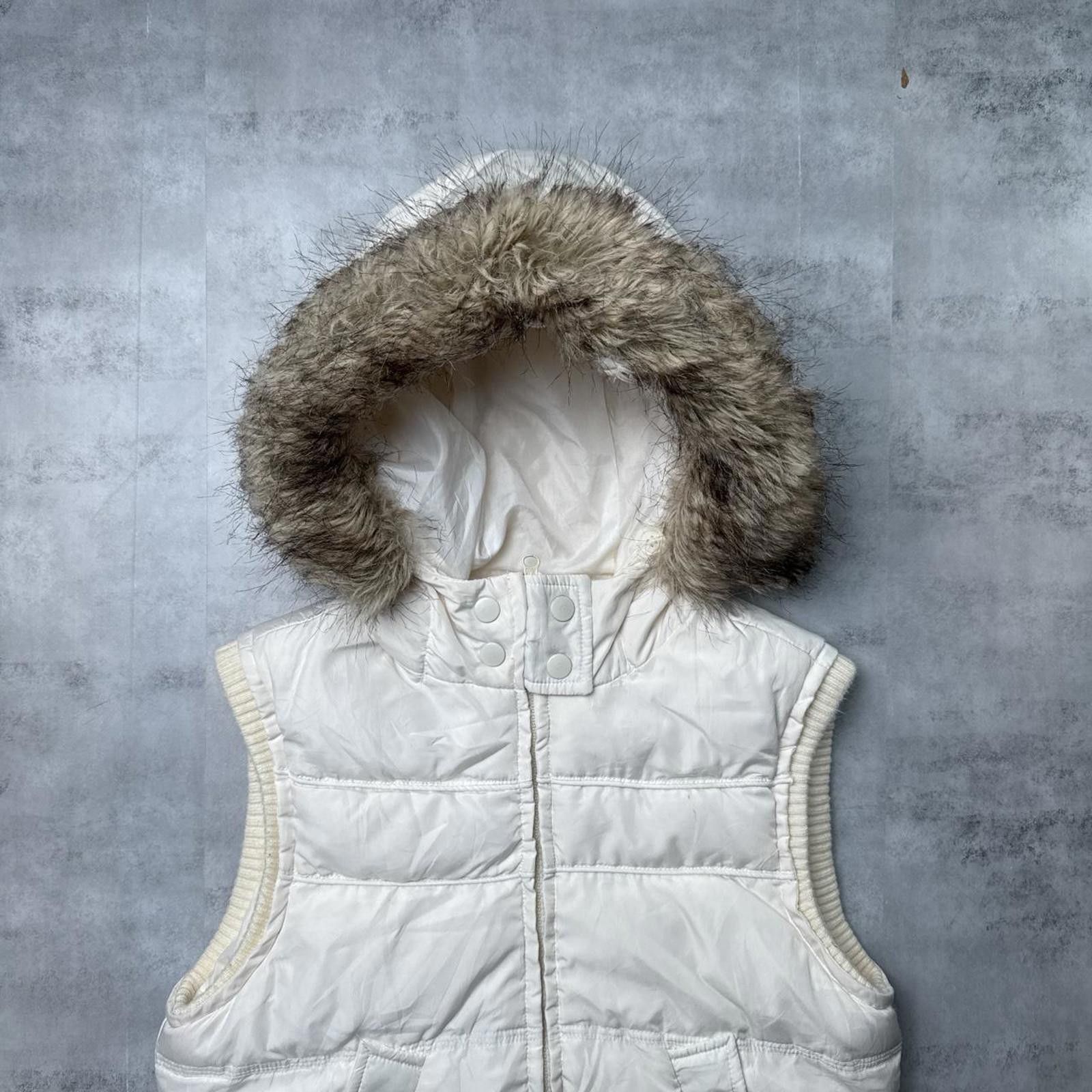 Aeropostale Y2K Aeropostale 00s Vest Sherpa Jacket Size M / US 6-8 / IT 42-44 - 3 Thumbnail