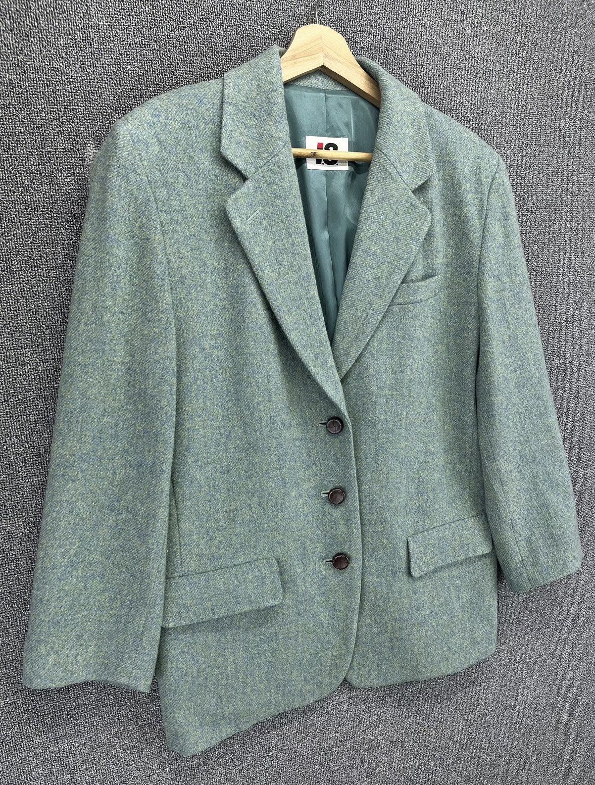Issey Miyake Vintage 80s Issey Miyake Wool Coats Jacket Size US M / EU 48-50 / 2 - 2 Thumbnail