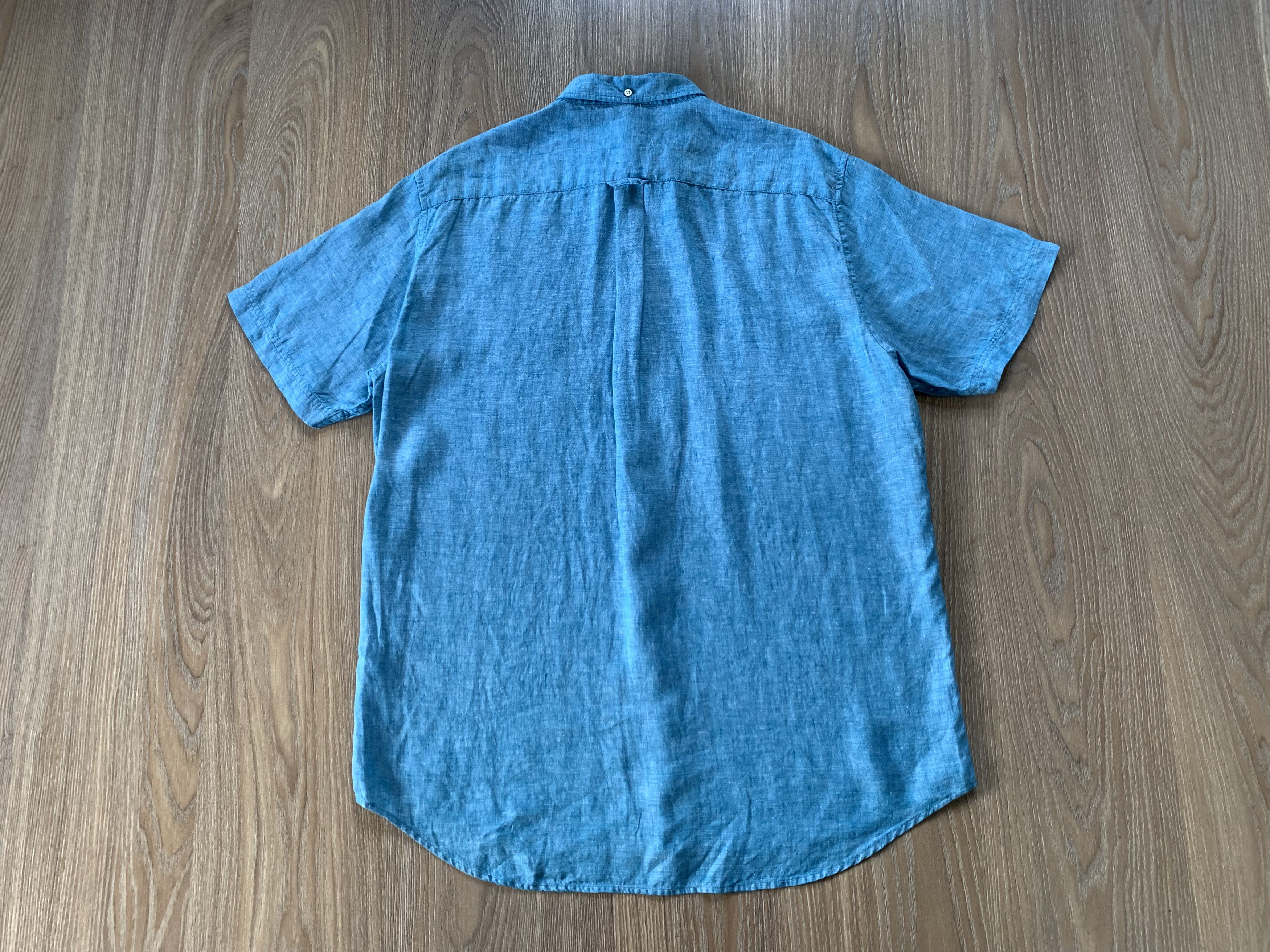 Gant Gant Regular Linen Summer Short Sleeve Shirt Size US L / EU 52-54 / 3 - 3 Thumbnail