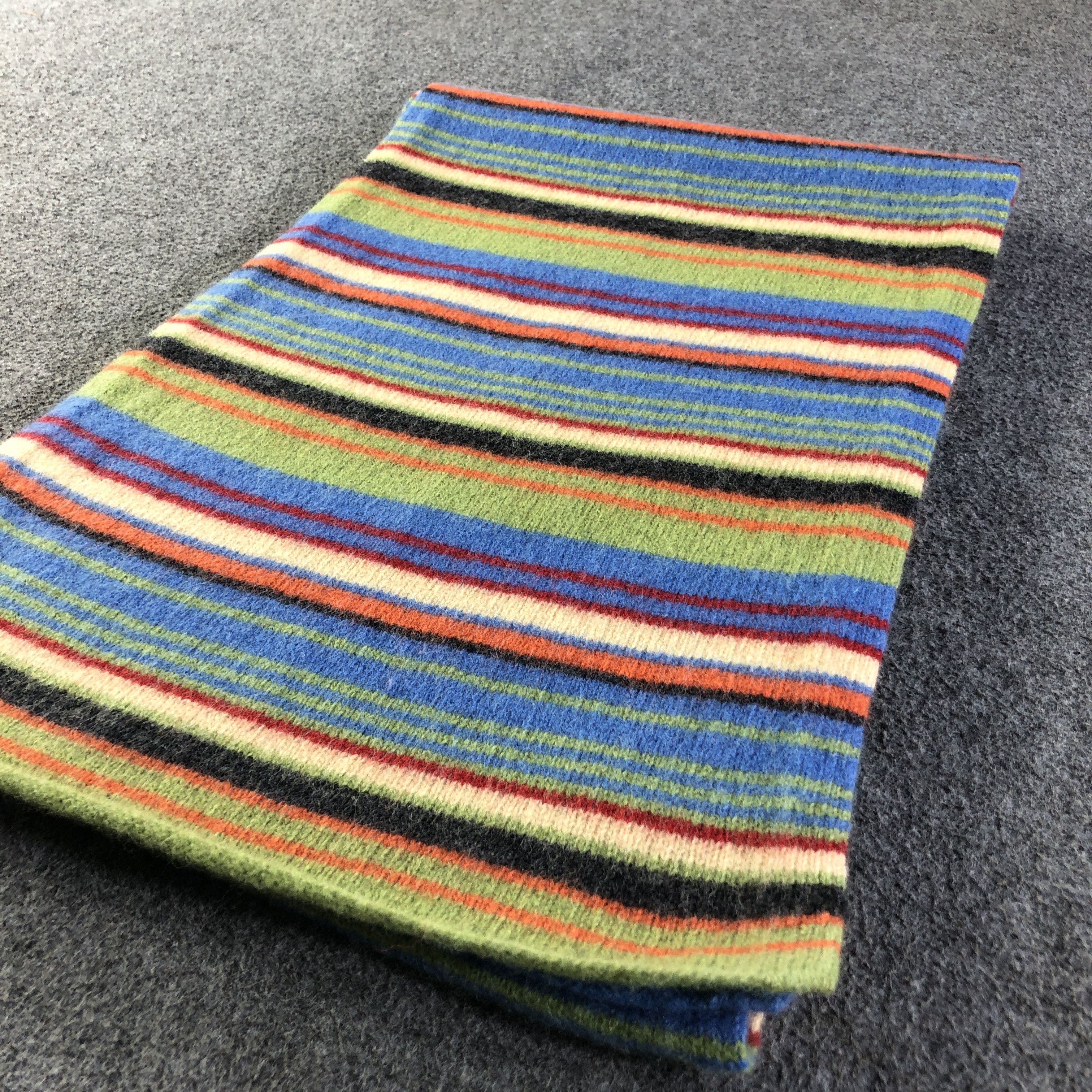 Gap GAP Striped Wool Scarf Muffler Neckwear V2798 Size ONE SIZE - 4 Thumbnail