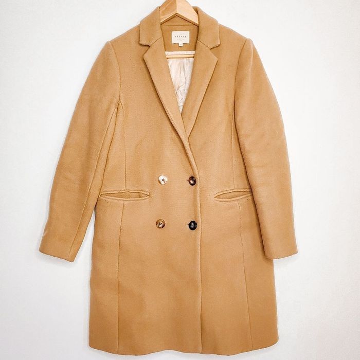 Manteau johnson sezane discount camel