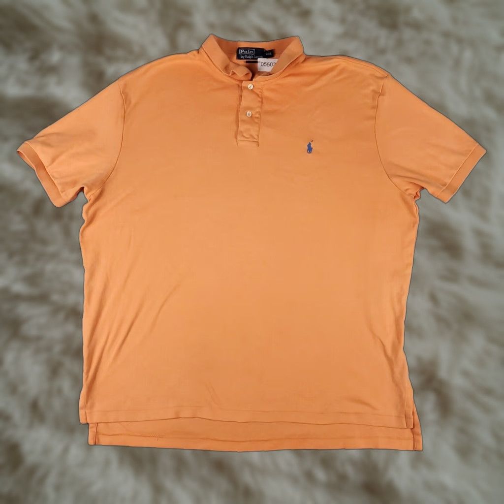 Ralph Lauren Ralph Lauren Polo Shirt Men’s 2XL Orange Casual Short Sleeve Cotton Classic Logo Size US XXL / EU 58 / 5 - 1 Thumbnail