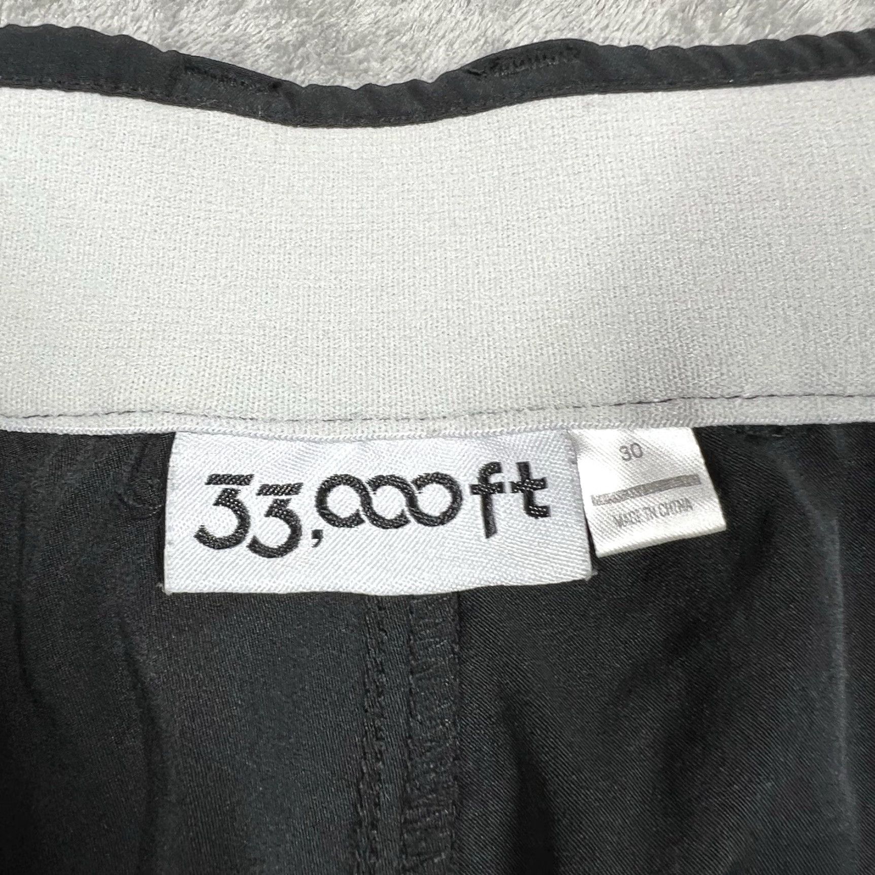 Vintage 33000ft Dry Fit Golf Shorts Mens Black Lightweight Quick Dry Stretch 30 Inseam 10in Adult Regular Shorts Size US 30 / EU 46 - 4 Thumbnail