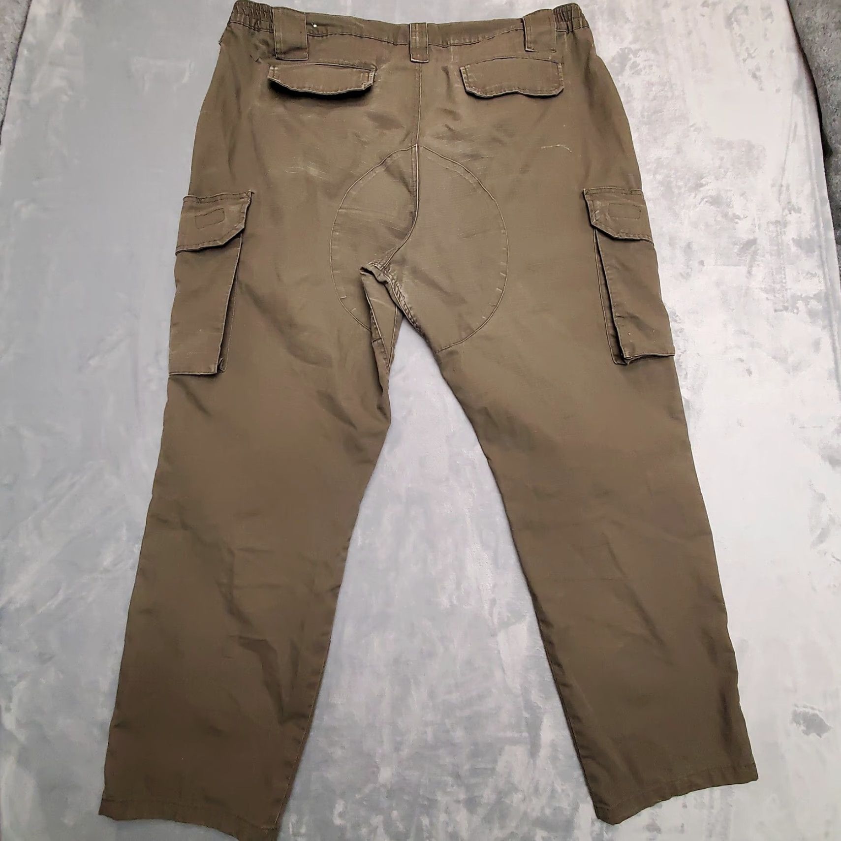 Vintage LA Police Gear Pants Mens 42x31 Green Tactical Ripstop Flat Front Chino Outdoor Shirt? Size US 42 / EU 58 - 7 Thumbnail