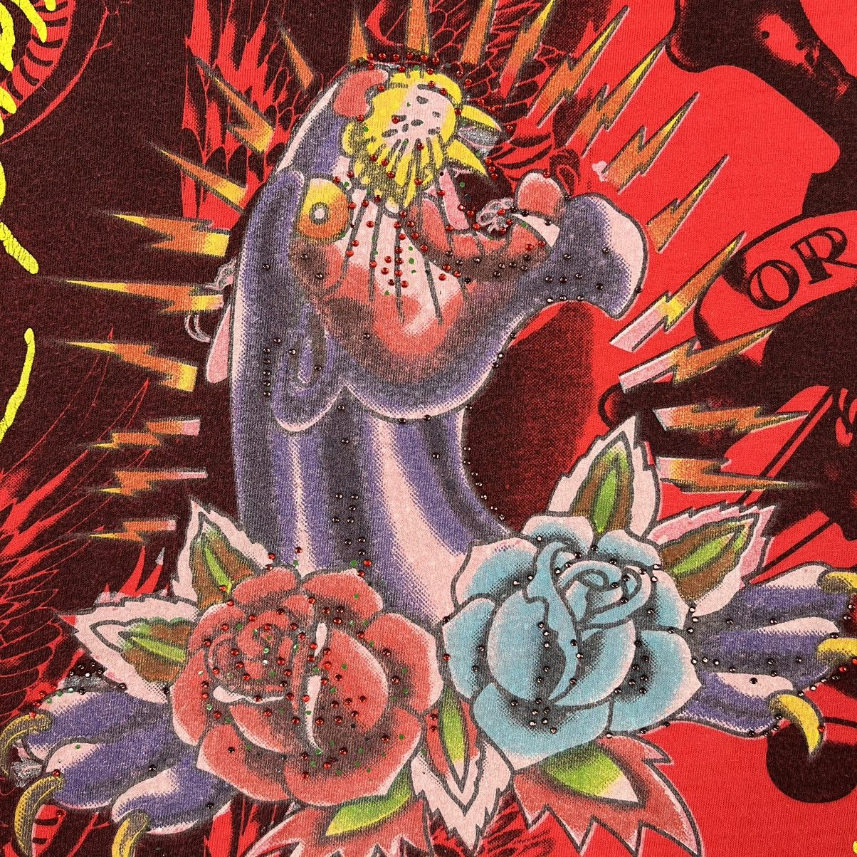 Ed Hardy Vintage Ed Hardy Demons y2k Tattoo tee 90’s Size L / US 10 / IT 46 - 15 Thumbnail