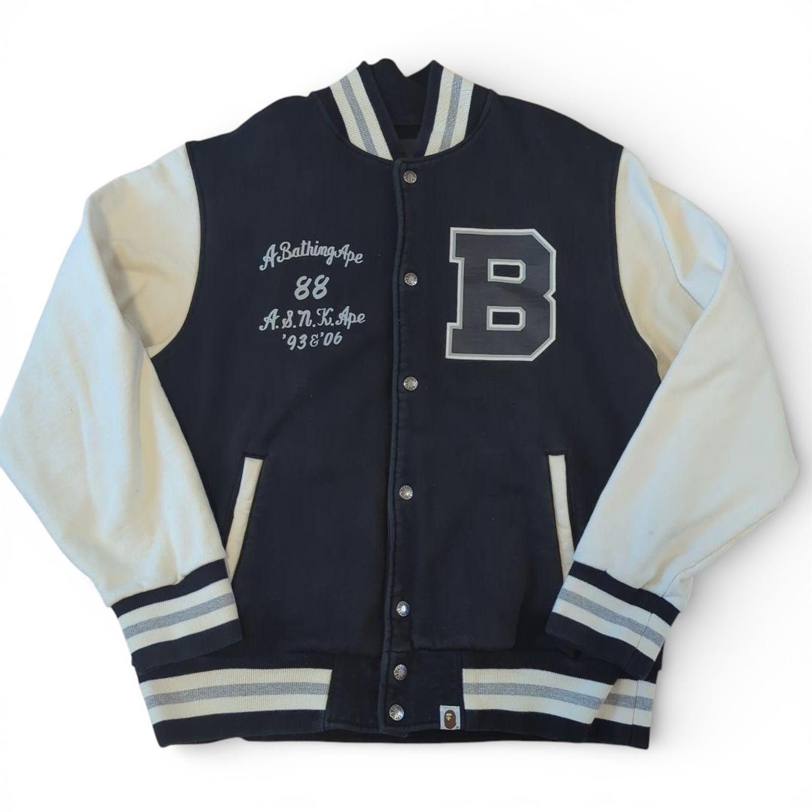 Other A Bathing Ape (BAPE) - L Varsity Jacket Navy Size US M / EU 48-50 / 2 - 2 Thumbnail