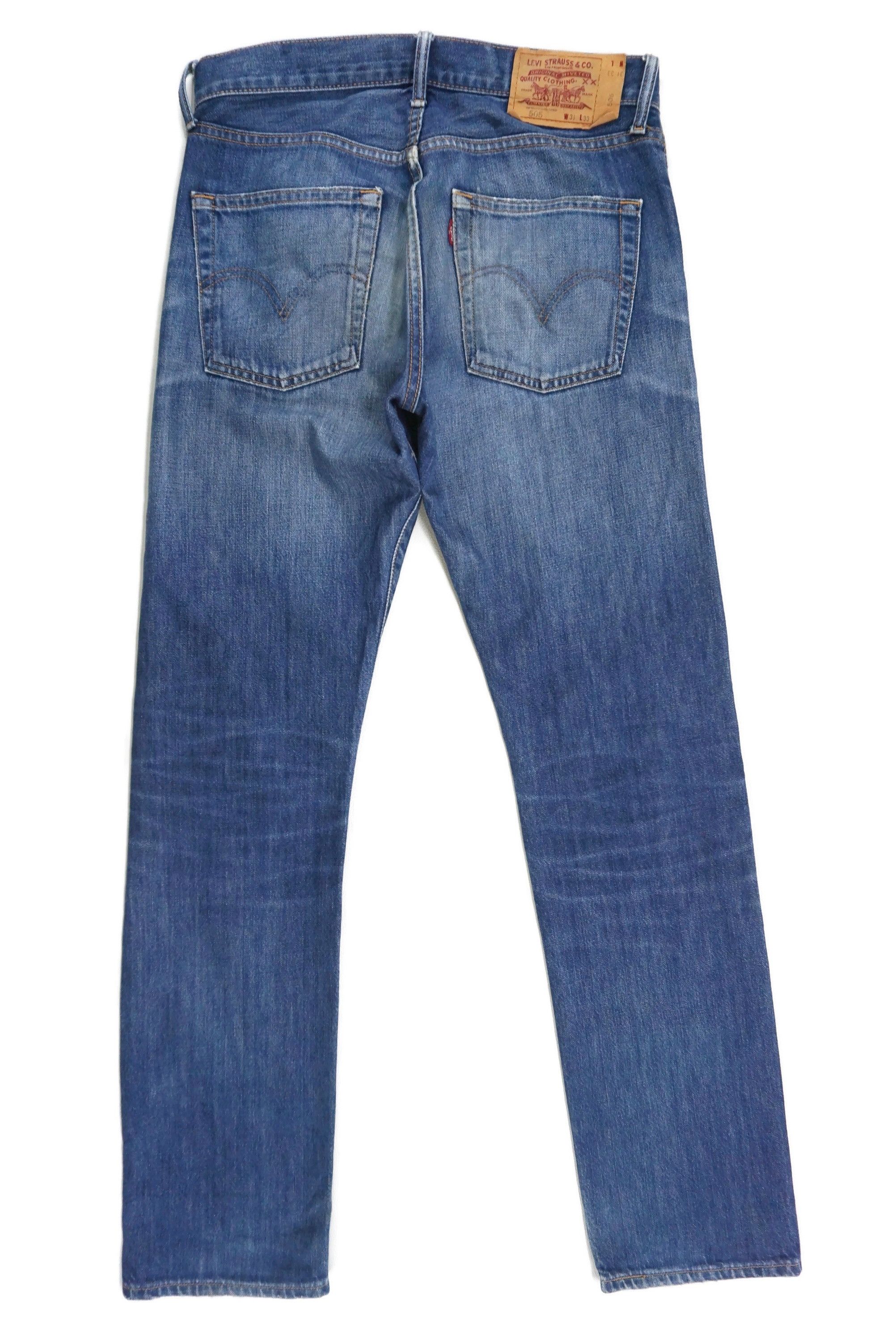 Levi's Vintage Levi's 505 Jeans fit W34xL34 Straight-Leg Denim Size US 31 - 2 Thumbnail