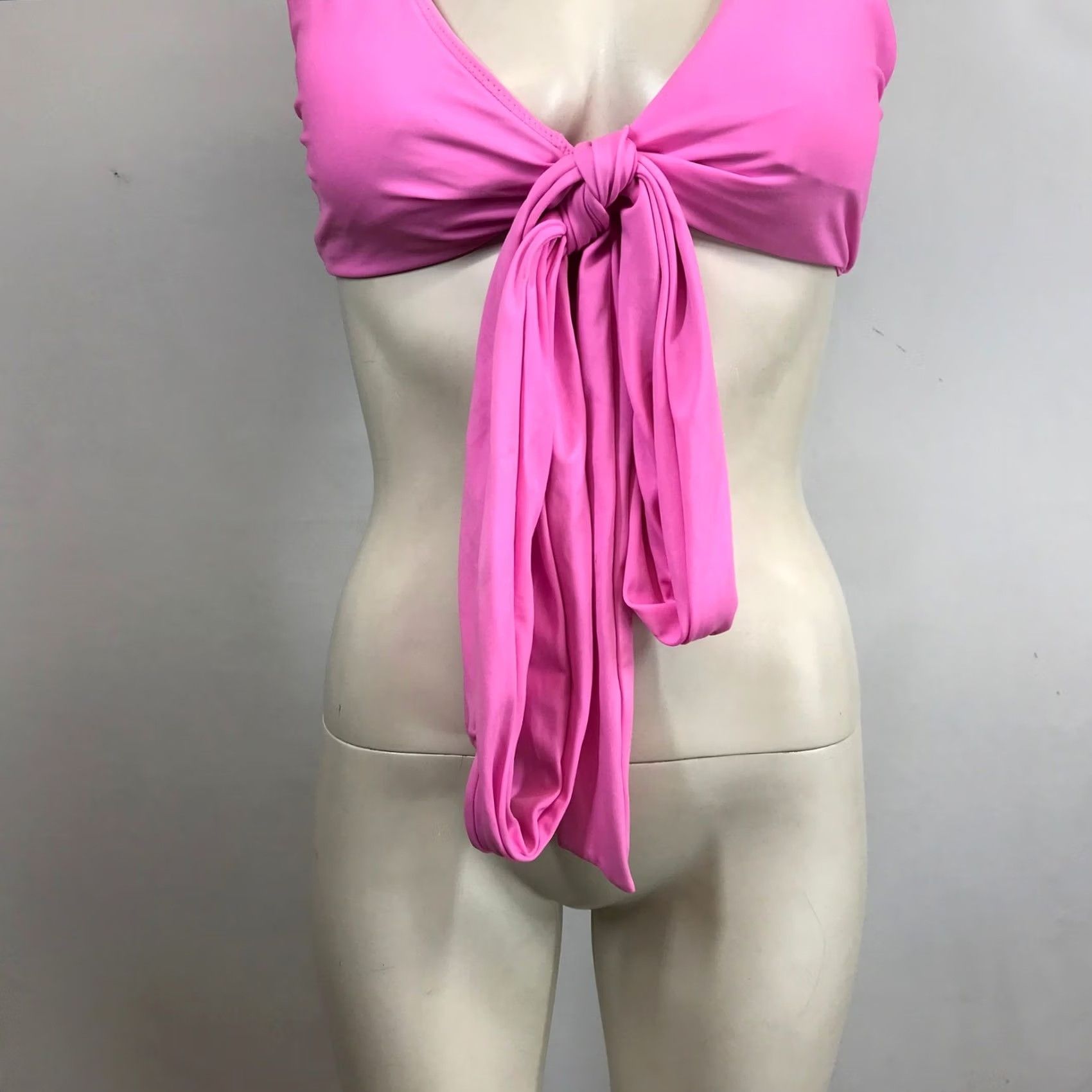Vintage Aerie Pink Tie Bikini Swim Top Wrap Adjustable Straps Large Size Size L / US 10 / IT 46 - 3 Thumbnail