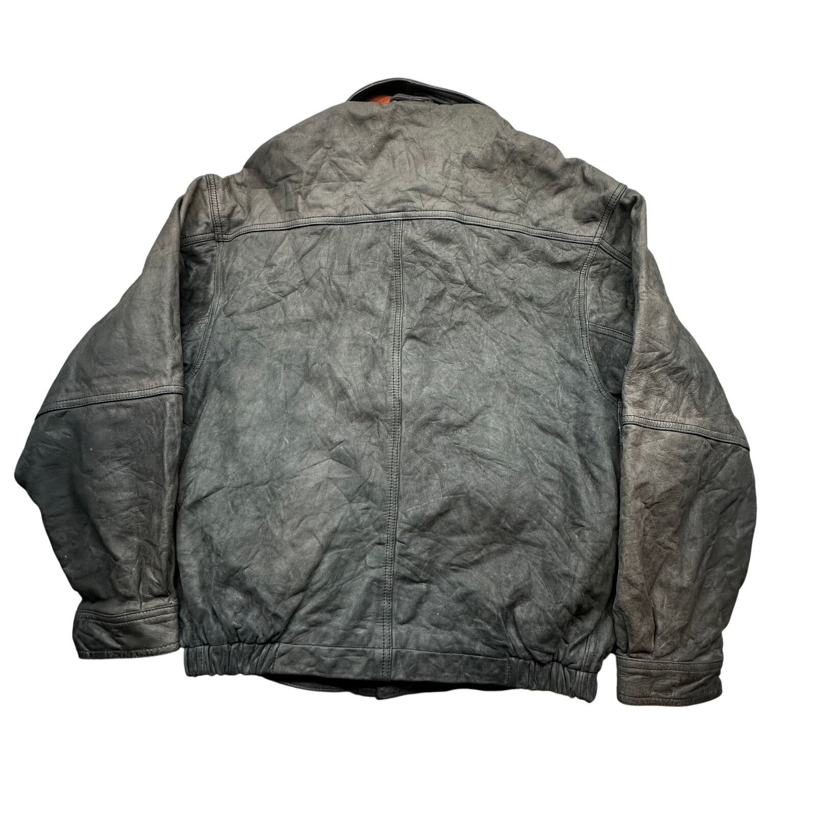 Timberland VTG 1994 Timberland Leather Aviator Jacket Medium Distressed Size US M / EU 48-50 / 2 - 2 Thumbnail