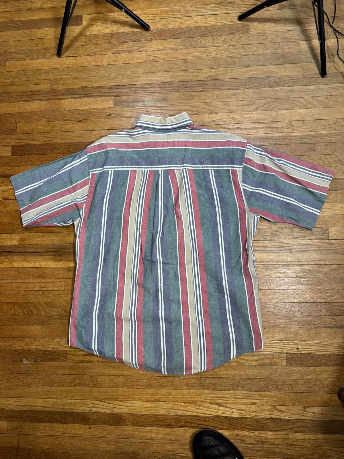 Vintage Vintage Striped Button Up Shirt Size US L / EU 52-54 / 3 - 2 Thumbnail