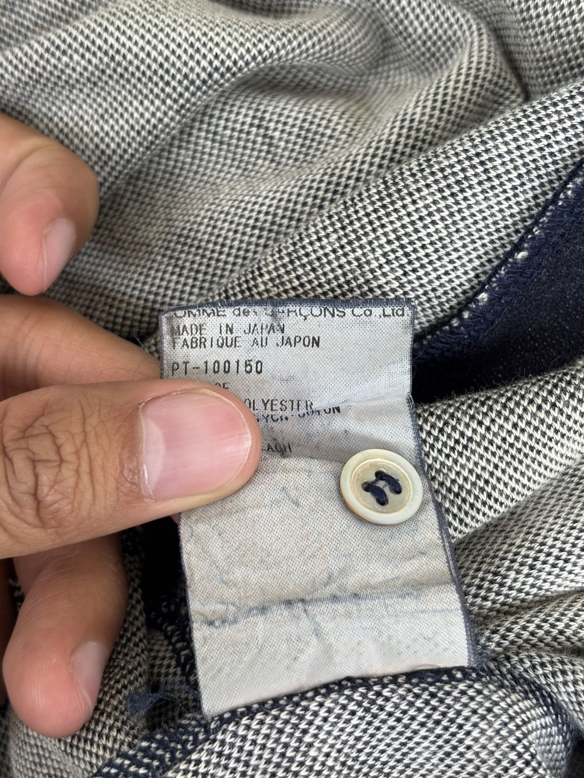 Comme des Garcons Homme Plus 1990s Indigo Dyed Shirt Size US M / EU 48-50 / 2 - 10 Thumbnail