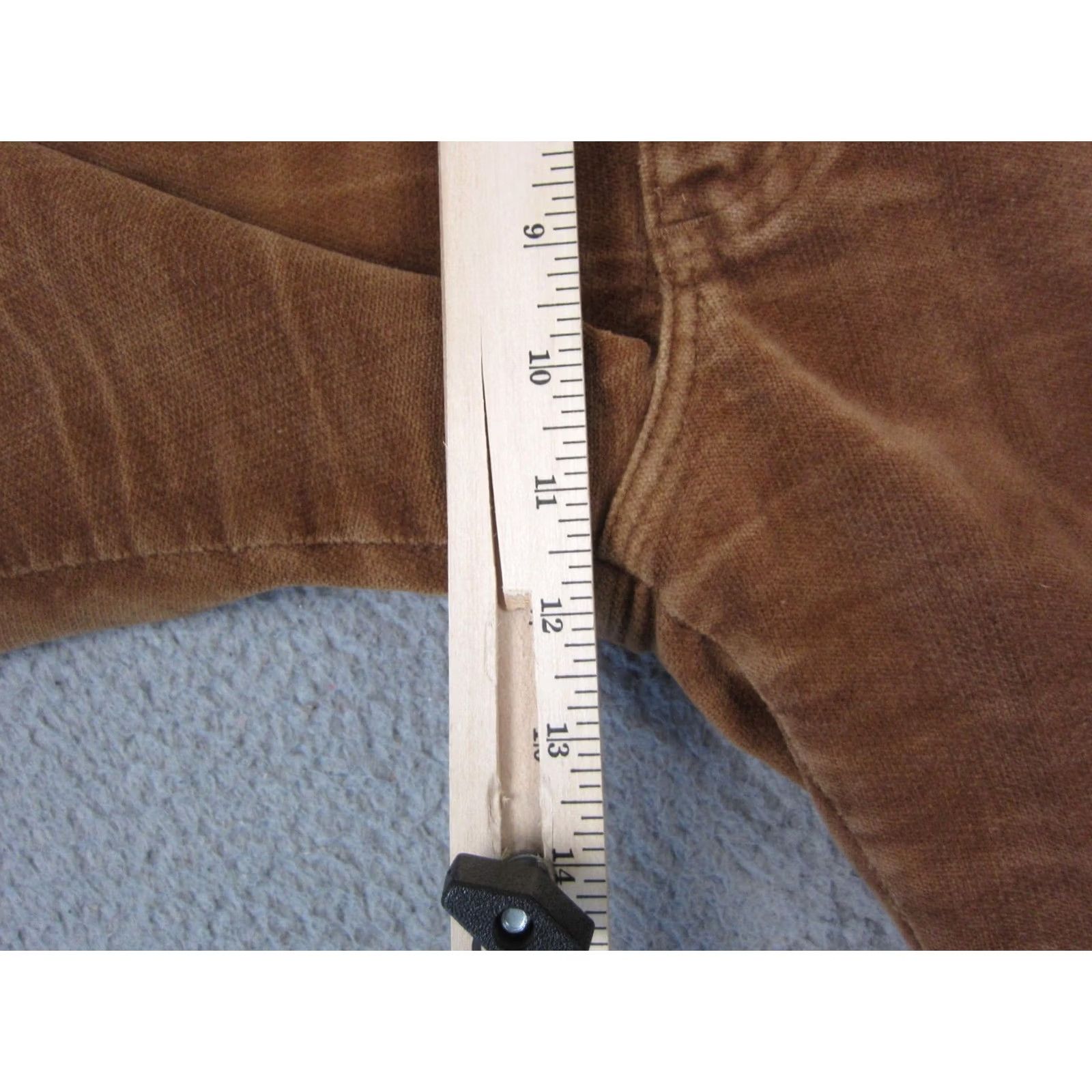 Lee Vintage Lee Pants 26x33 Brown Straight Corduroy Talon Zip Made in USA 70s Womens Size 26" / US 2 / IT 38 - 7 Thumbnail