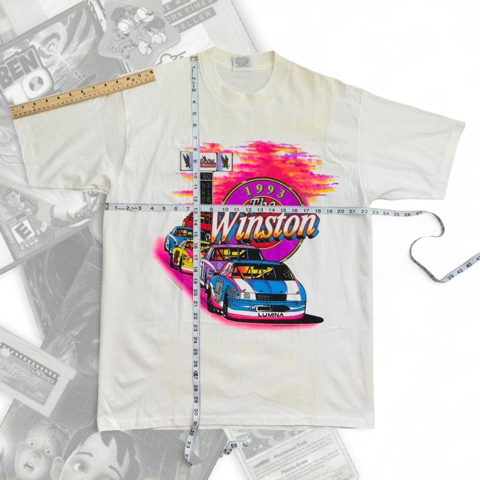 NASCAR Nascar Sunset Winston Cup Graphic Tee Size US XL / EU 56 / 4 - 3 Thumbnail