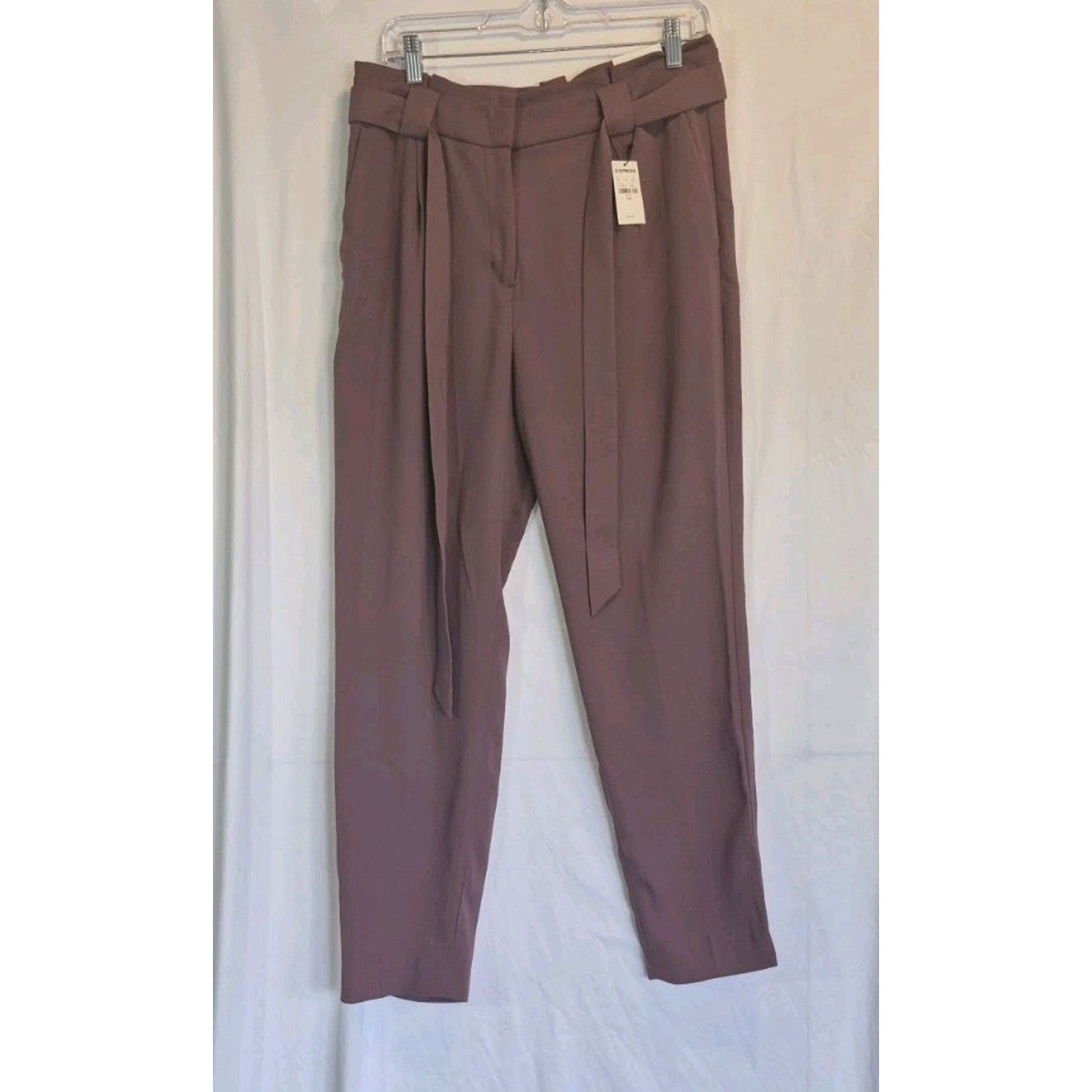 Express New W Tags Express Ankle High Rise *IN BROWN* 10R Pants Size 32" / US 10 / IT 46 - 3 Thumbnail