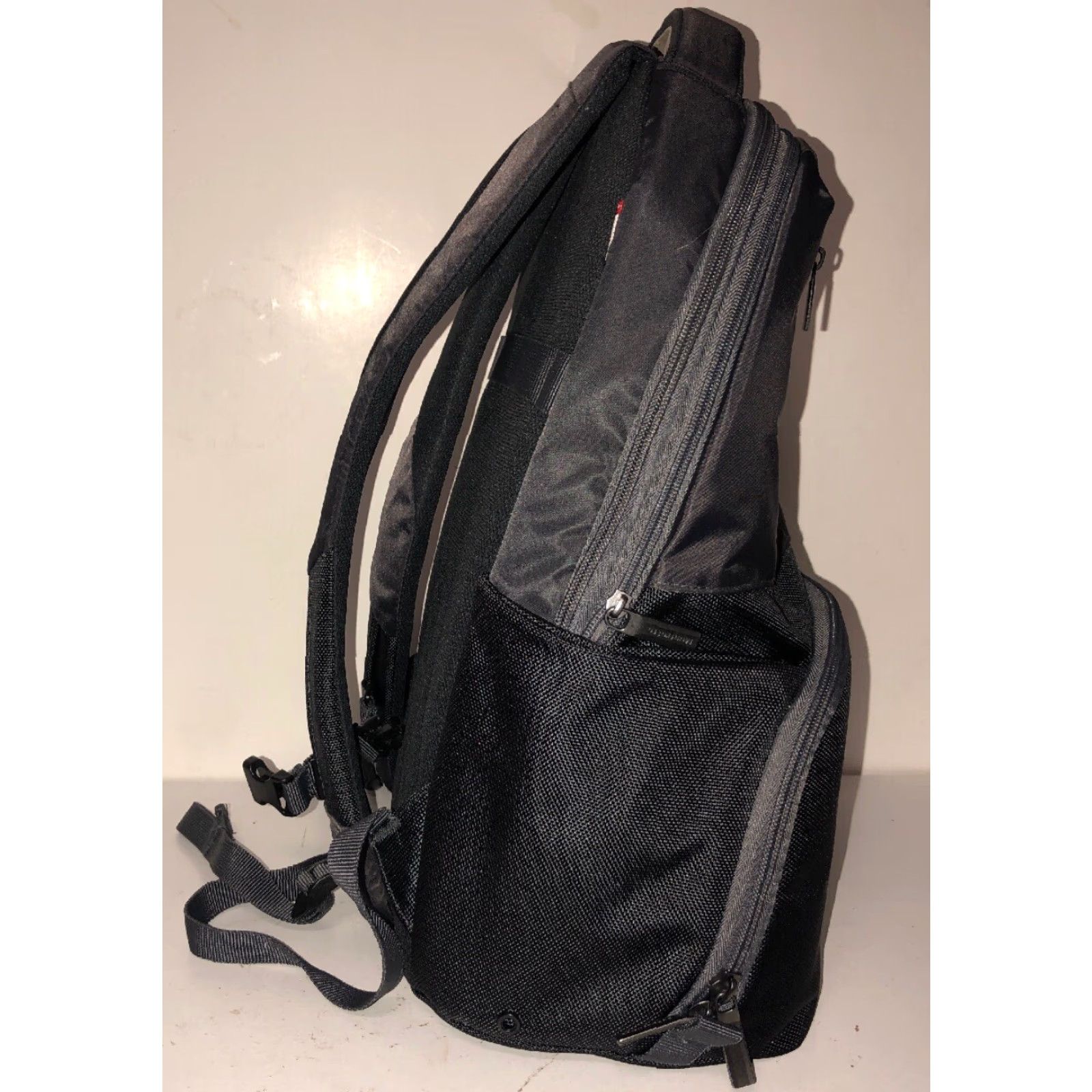 Vintage Manfrotto Backpack Mens Gray/Black Multi Pocket Backpack Size ONE SIZE - 3 Thumbnail