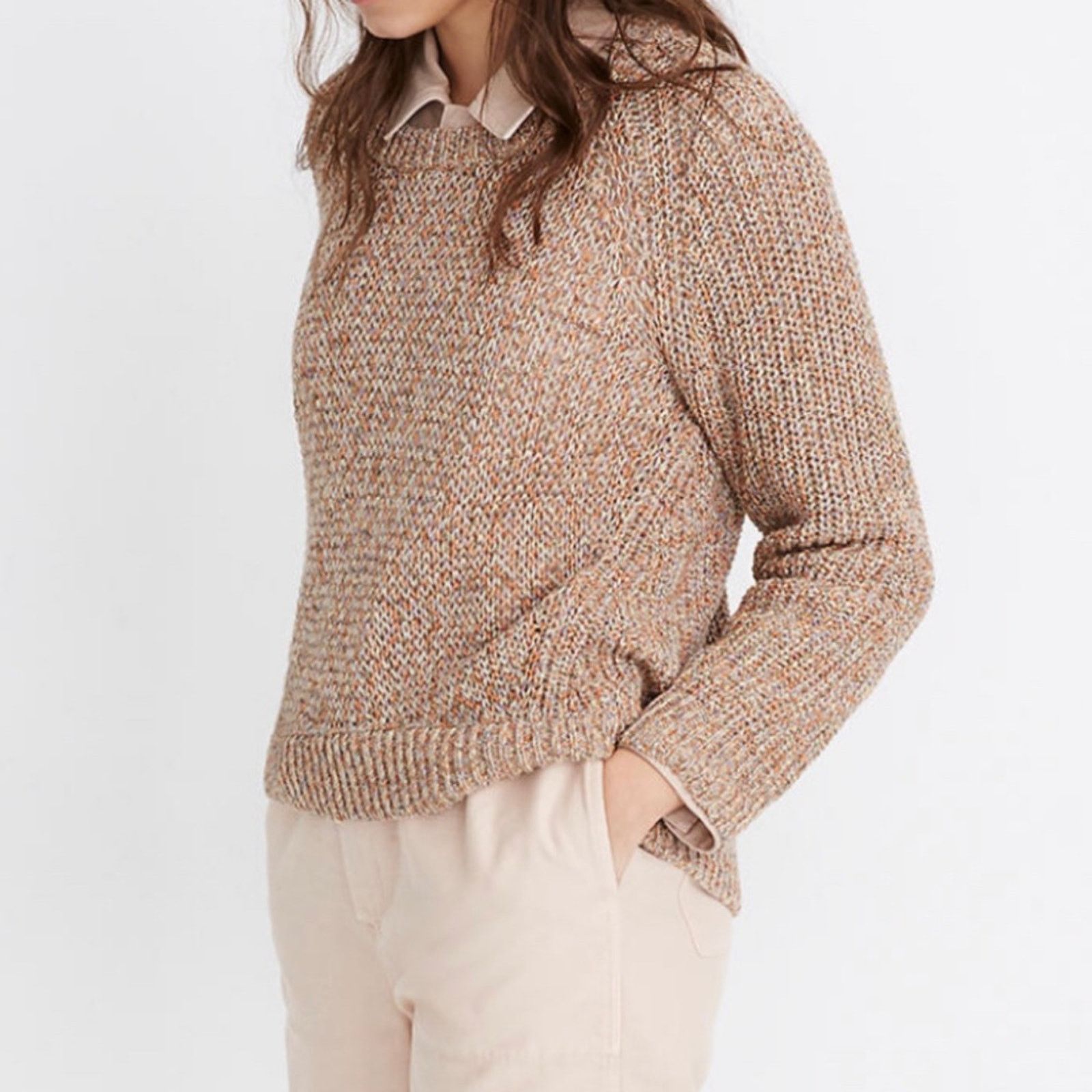 Madewell Madewell Beverly Pullover Sweater Pink Crewneck Small Size S / US 4 / IT 40 - 1 Thumbnail