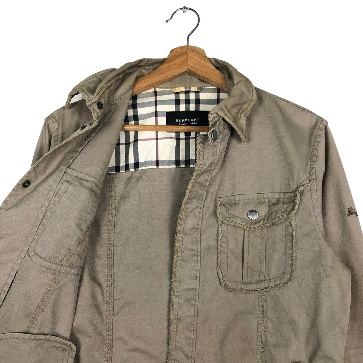Burberry 🔥VINTAGE BURBERRY BLACK LABEL NOVA CHECK SHIRT JACKET Size US M / EU 48-50 / 2 - 12 Thumbnail