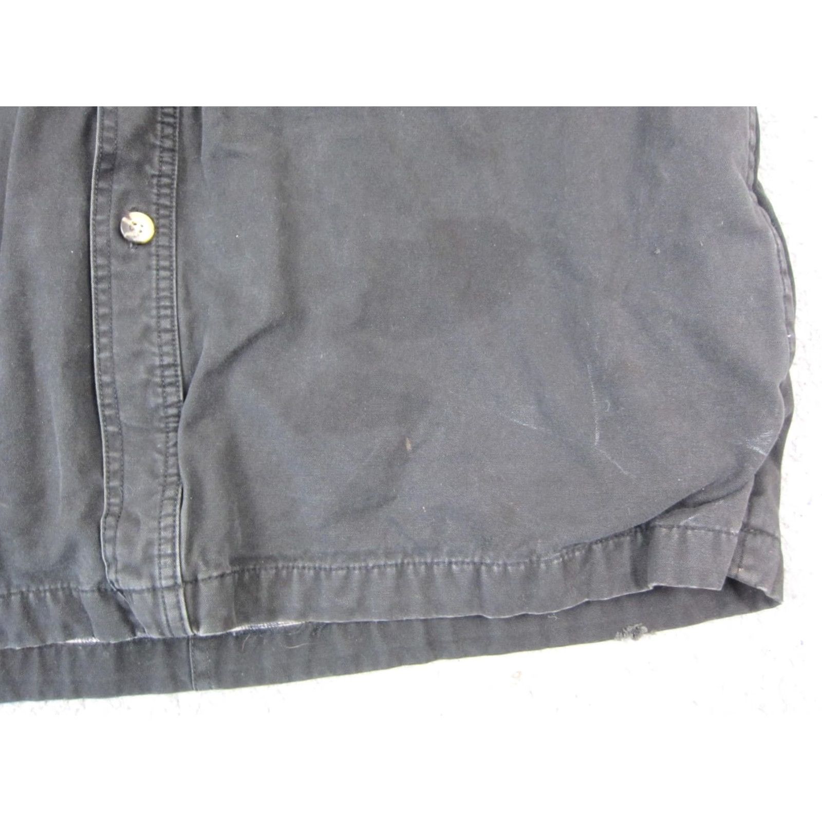 Cherokee VINTAGE Cherokee Shirt Mens L Black Canvas Button-Up Shacket Workwear 80s USA Button Down Collar Size US L / EU 52-54 / 3 - 2 Thumbnail