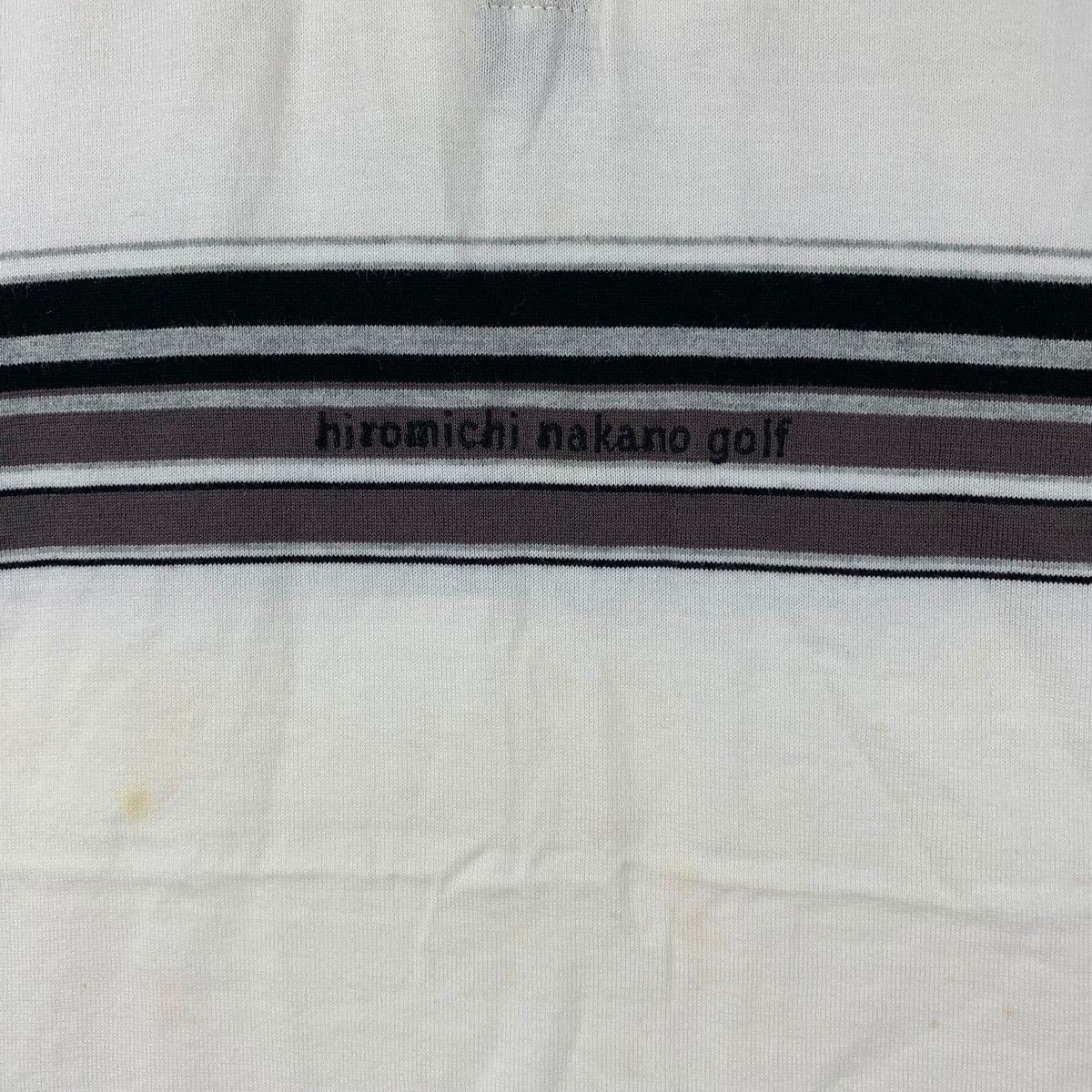 Vintage Vintage HIROMICHI NAKANO GOLF Collection Half Zipper Tee Size M / US 6-8 / IT 42-44 - 4 Thumbnail