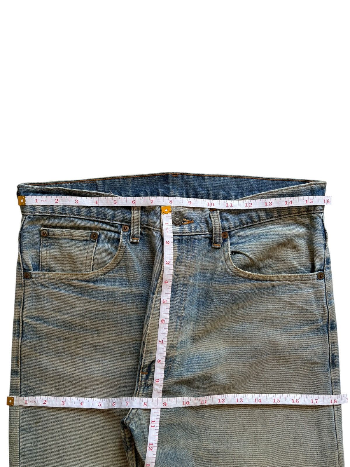 LVC × Levi's × Levi's Vintage Clothing Vintage 90s Levis 515 Mud Wash Distressed Baggy Jeans Size US 32 / EU 48 - 12 Thumbnail