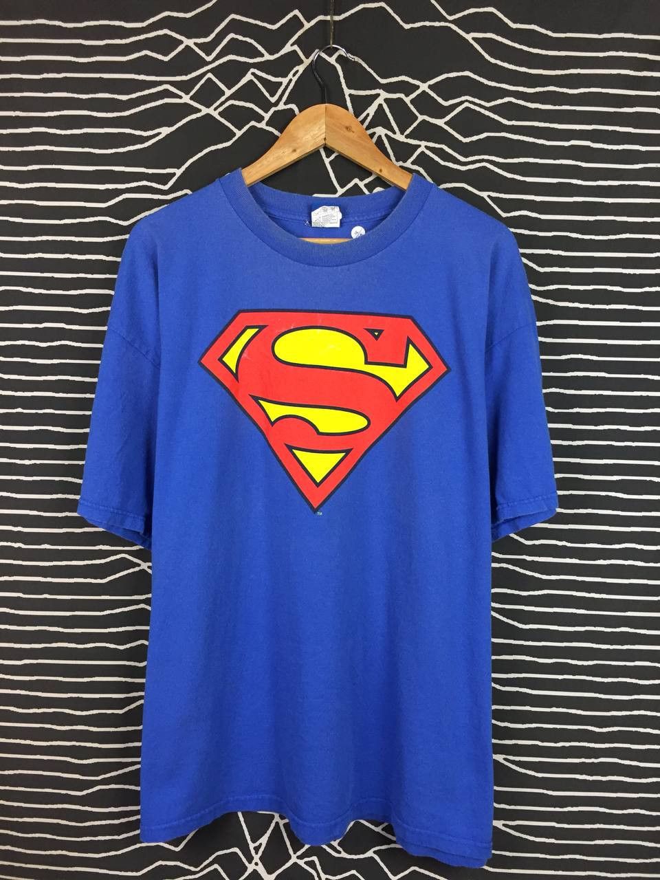 DC Comics × Vintage Vtg Y2K DC Comic Superman Logo Warner Bros Comic Movie Tee Size US XXL / EU 58 / 5 - 1 Thumbnail