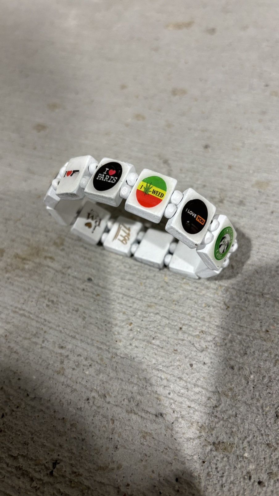 リアル 1199 Bazo Streetwear × Rare For Grailed | Bracelet White Serane アクセサリー
