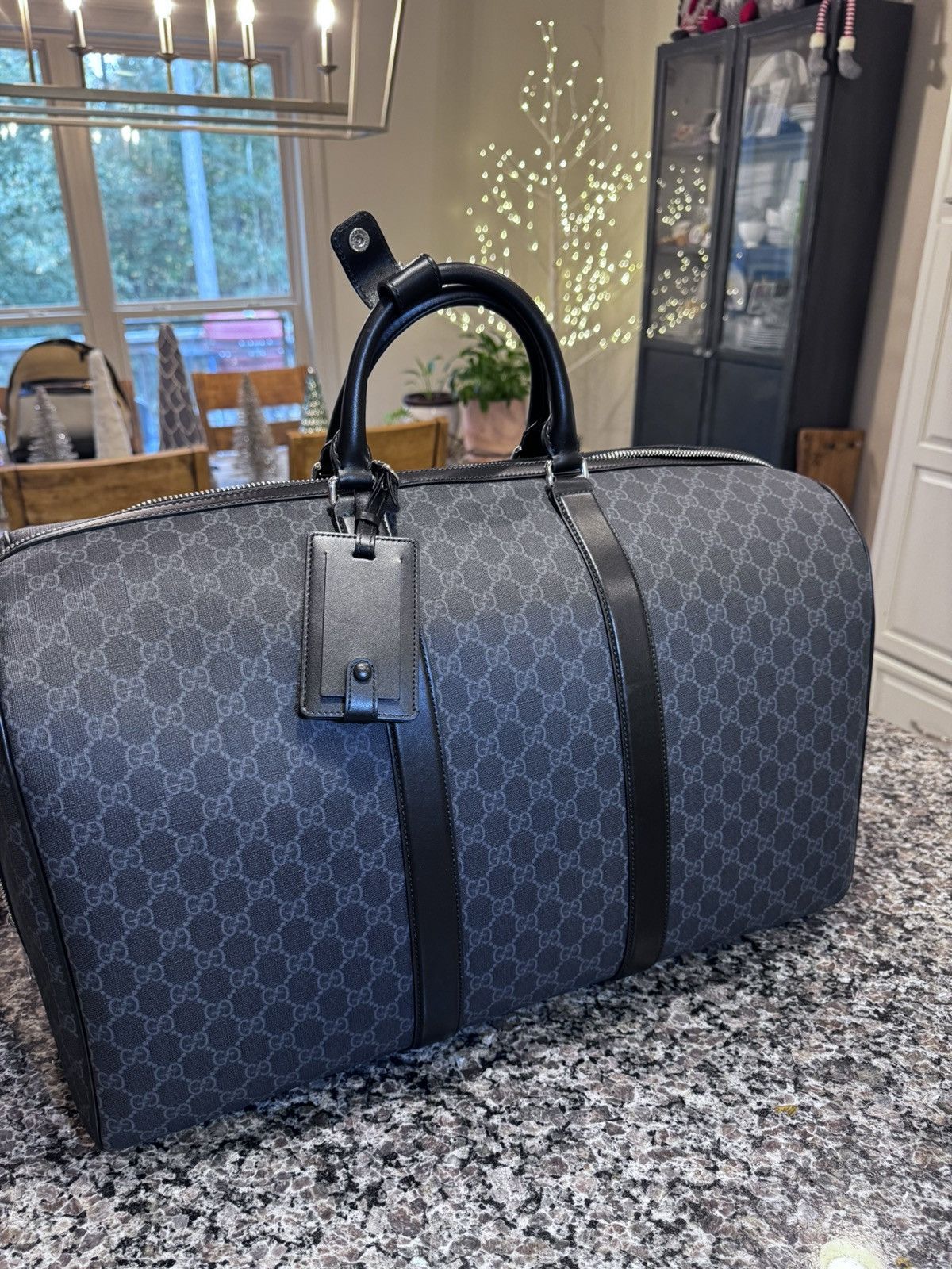 Gucci Gucci Large GG Duffle Bag Size ONE SIZE - 1 Thumbnail